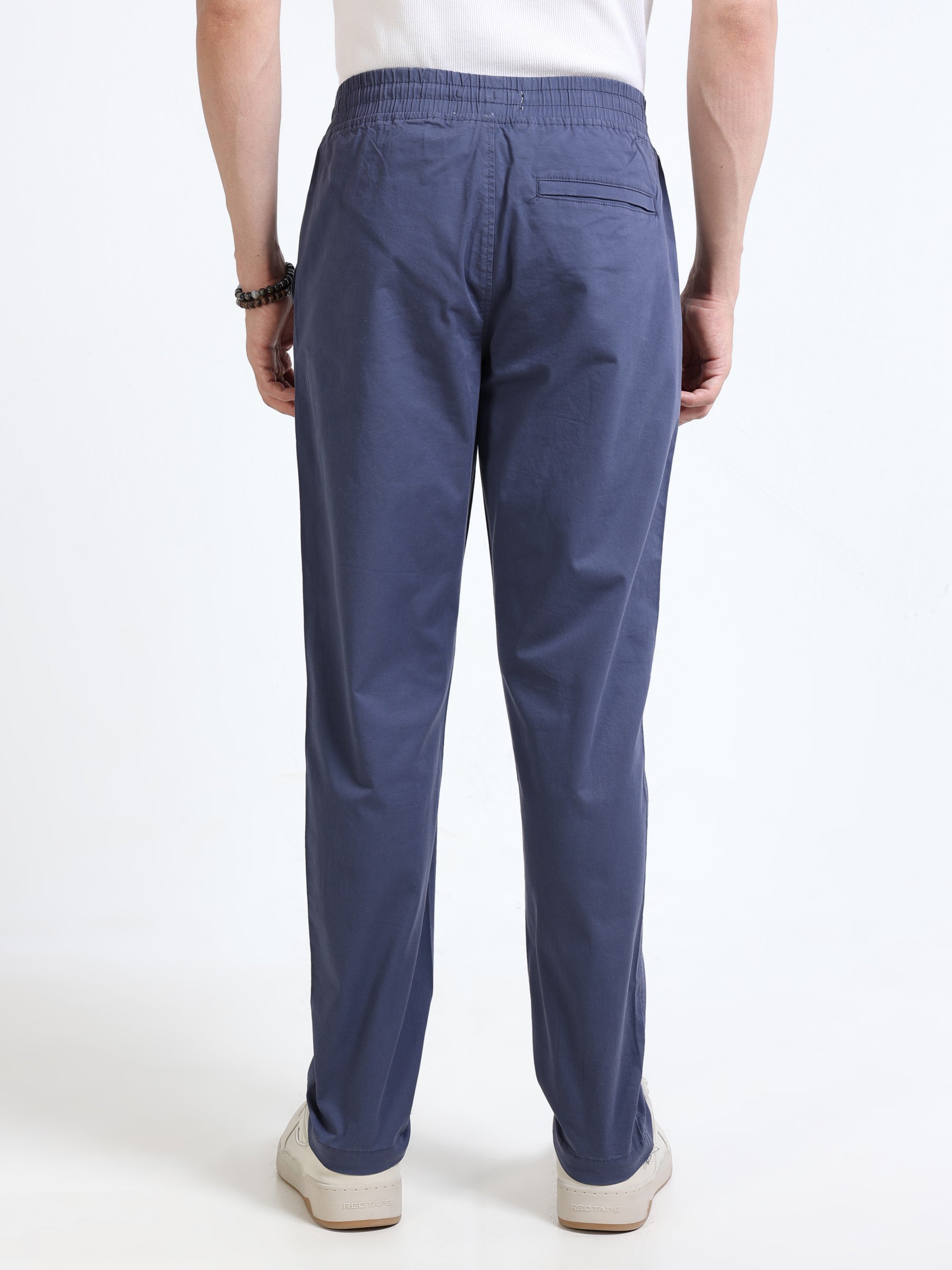 Men Blue Regular Fit Lounge Pants