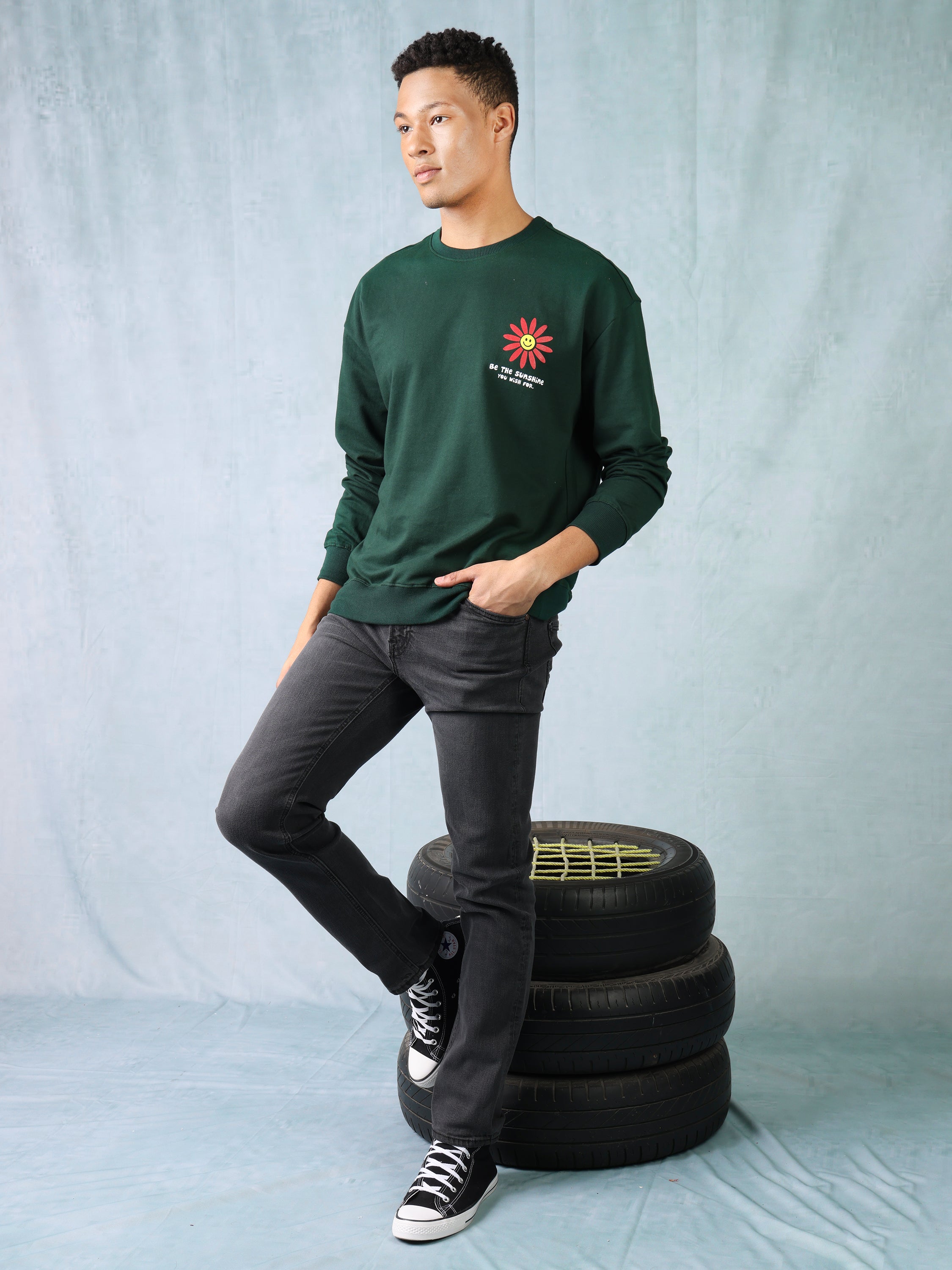 Men Black Slim Fit Jeans