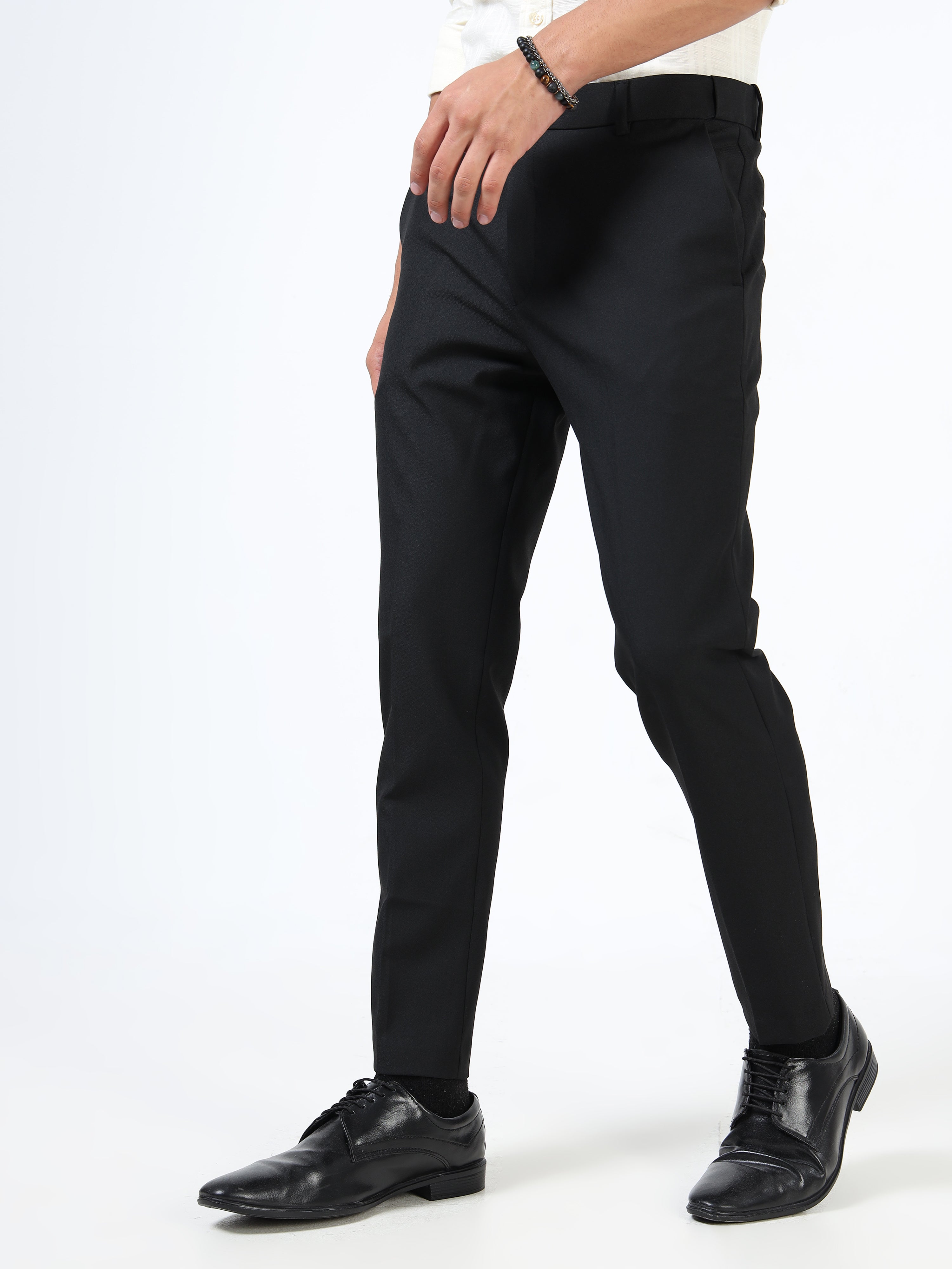 Men Black Formal Trousers