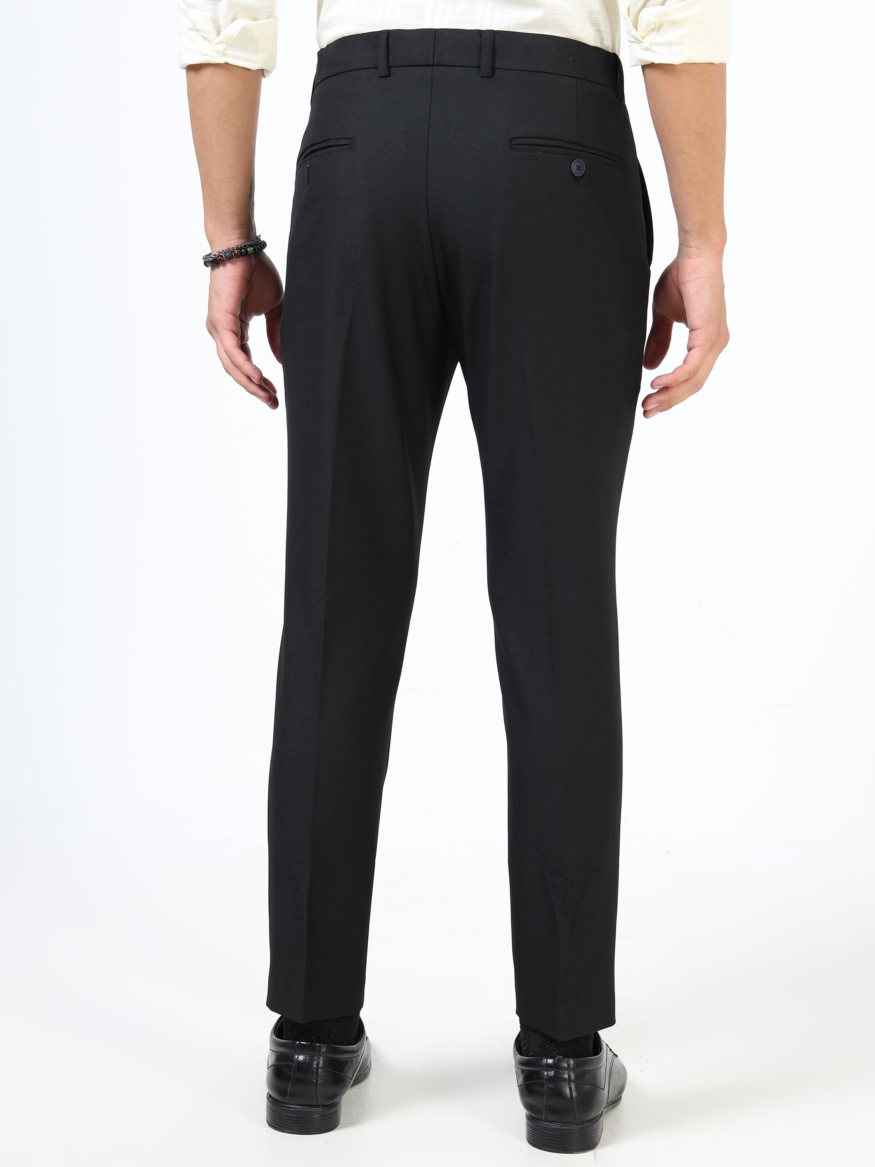 Men Black Formal Trousers