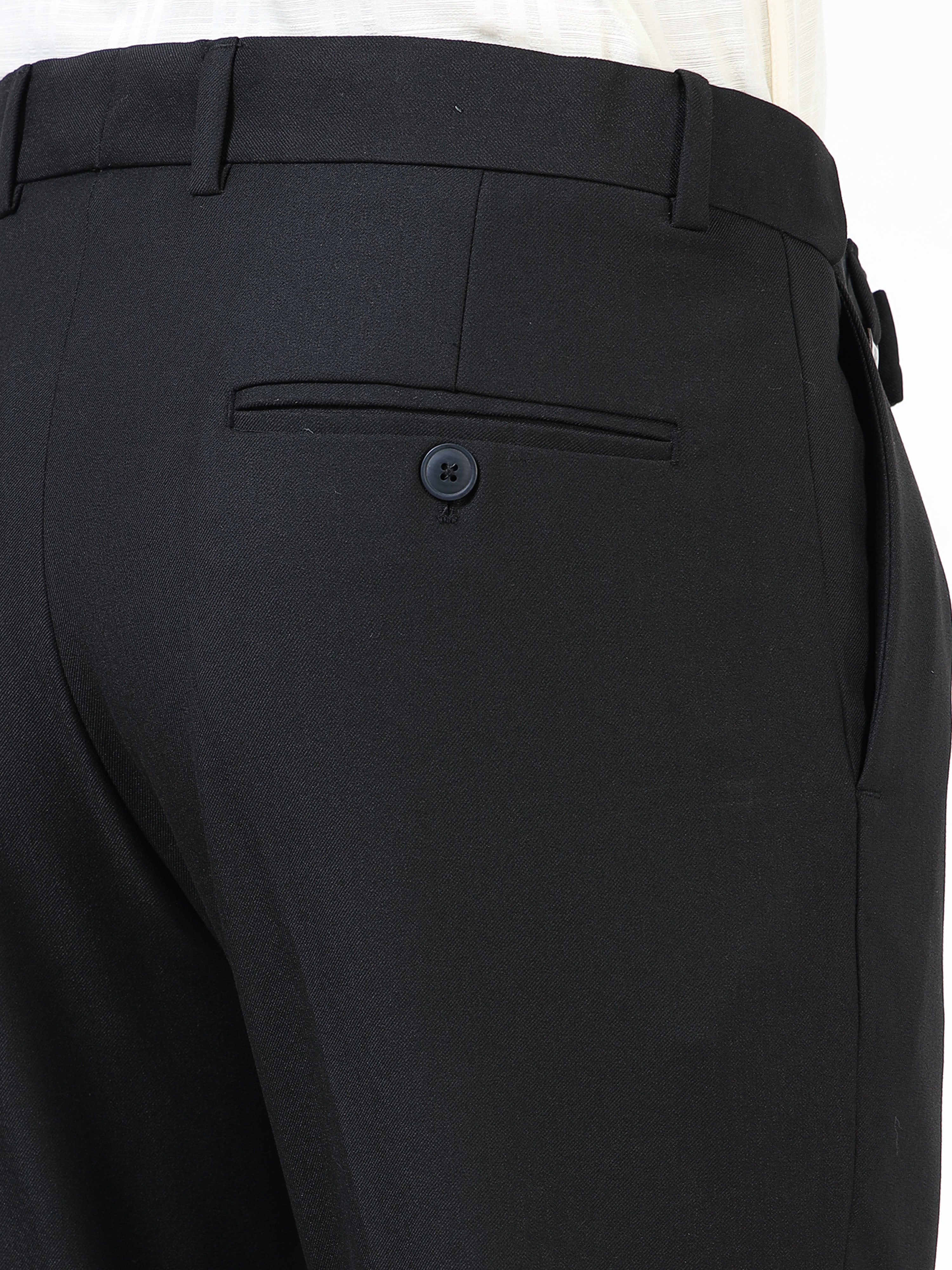 Men Black Formal Trousers