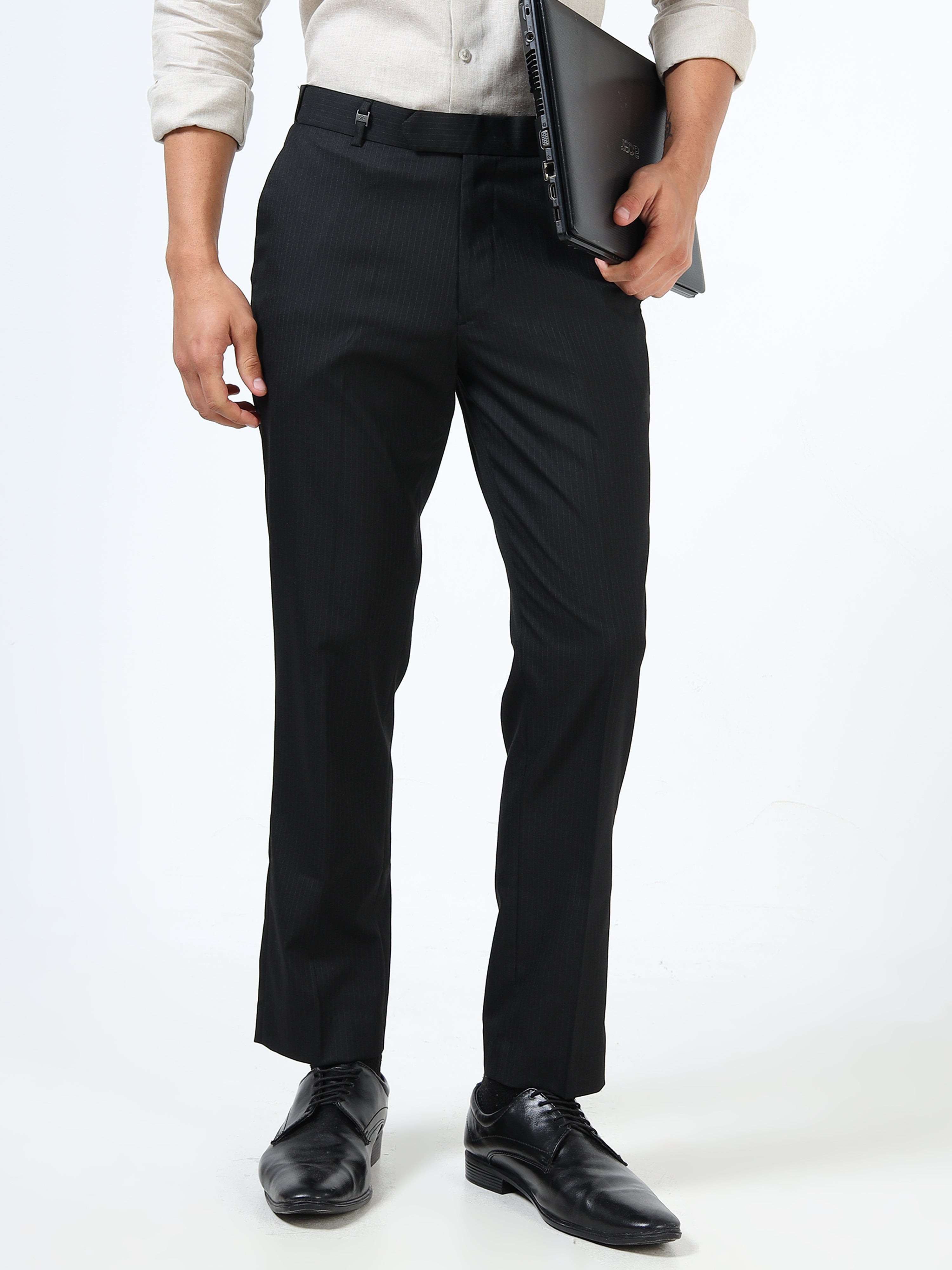 Men Black Formal Trousers