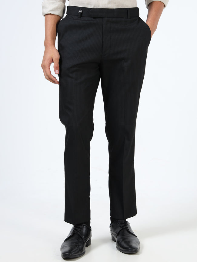 Men Black Formal Trousers