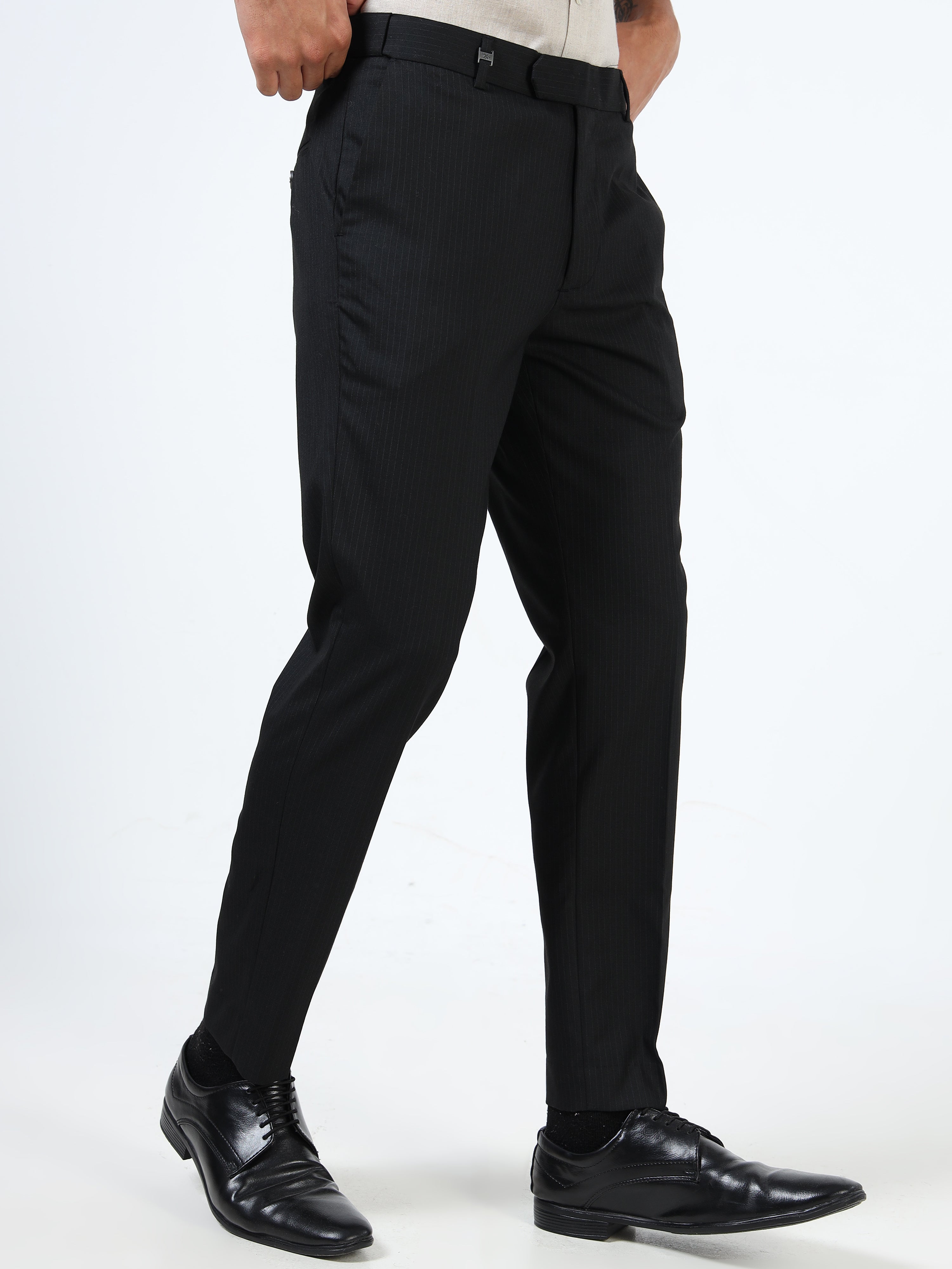 Men Black Formal Trousers