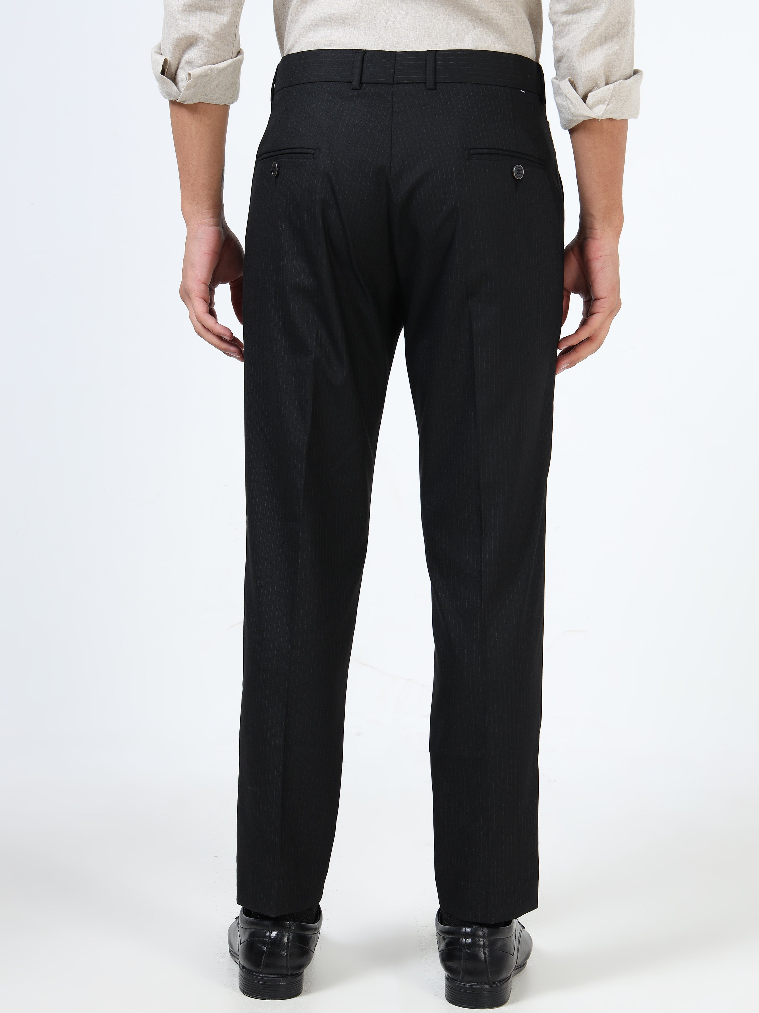 Men Black Formal Trousers