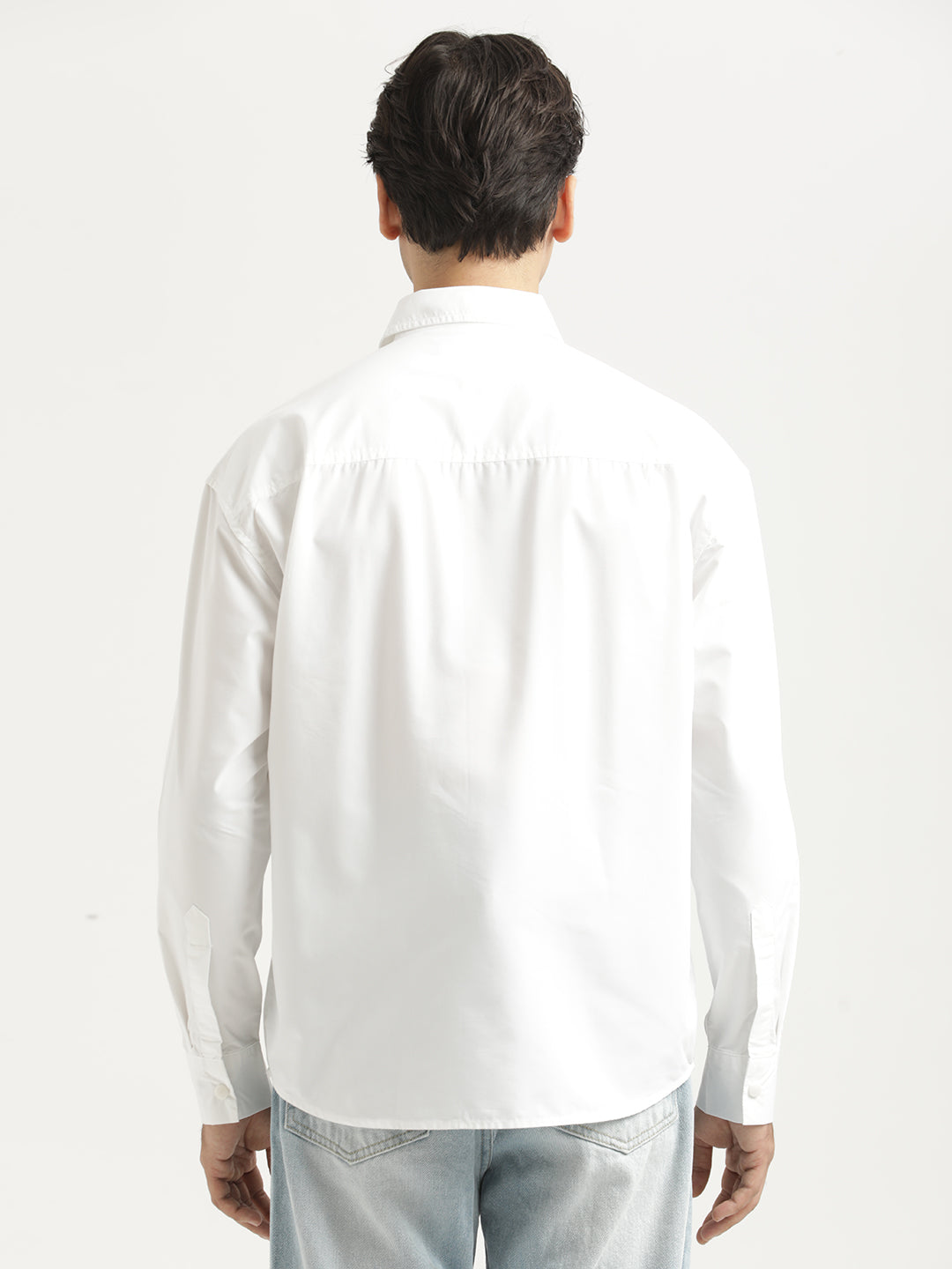 Men Oversized Cotton Shirt