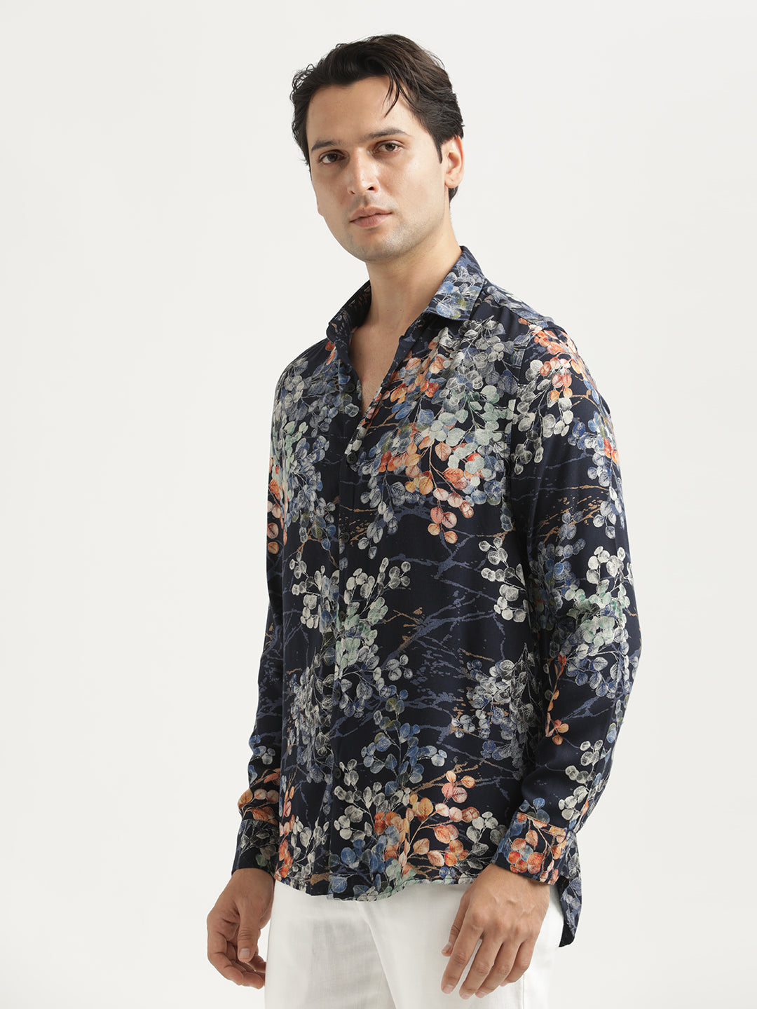 Men Printed Viscose Shirt