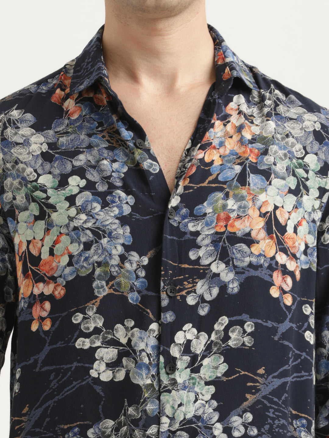 Men Printed Viscose Shirt