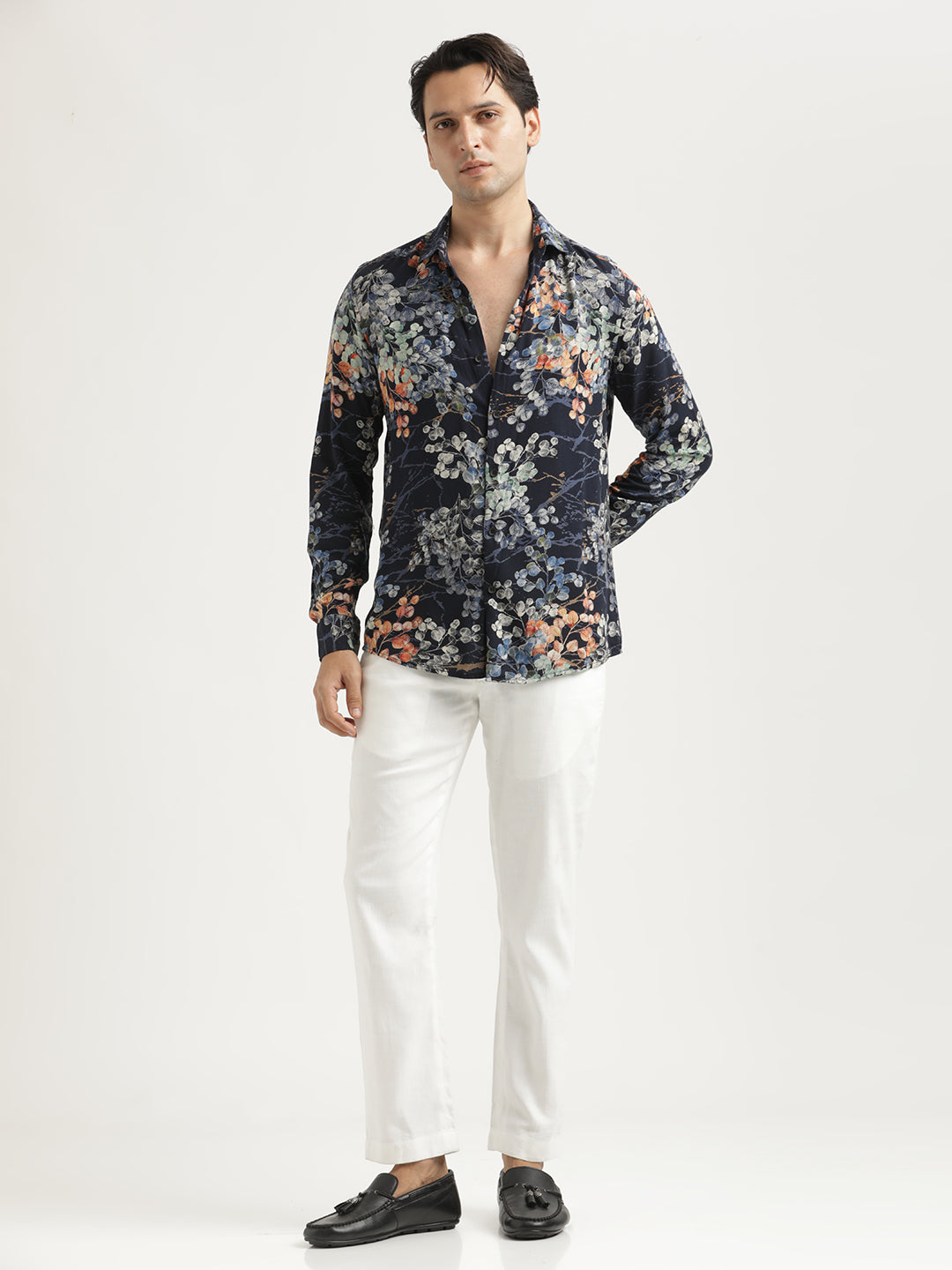 Men Printed Viscose Shirt
