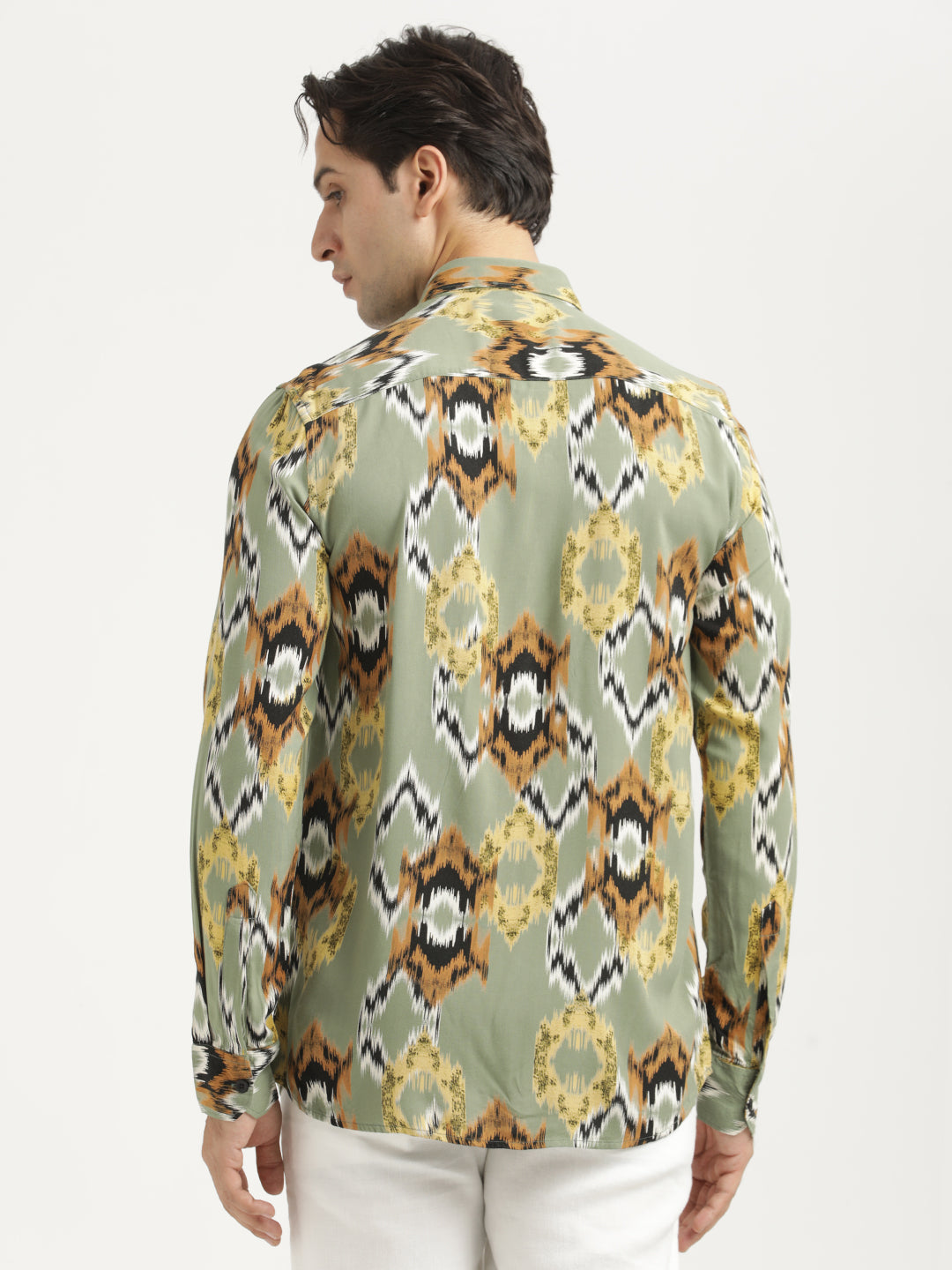 Men Printed Viscose Shirt