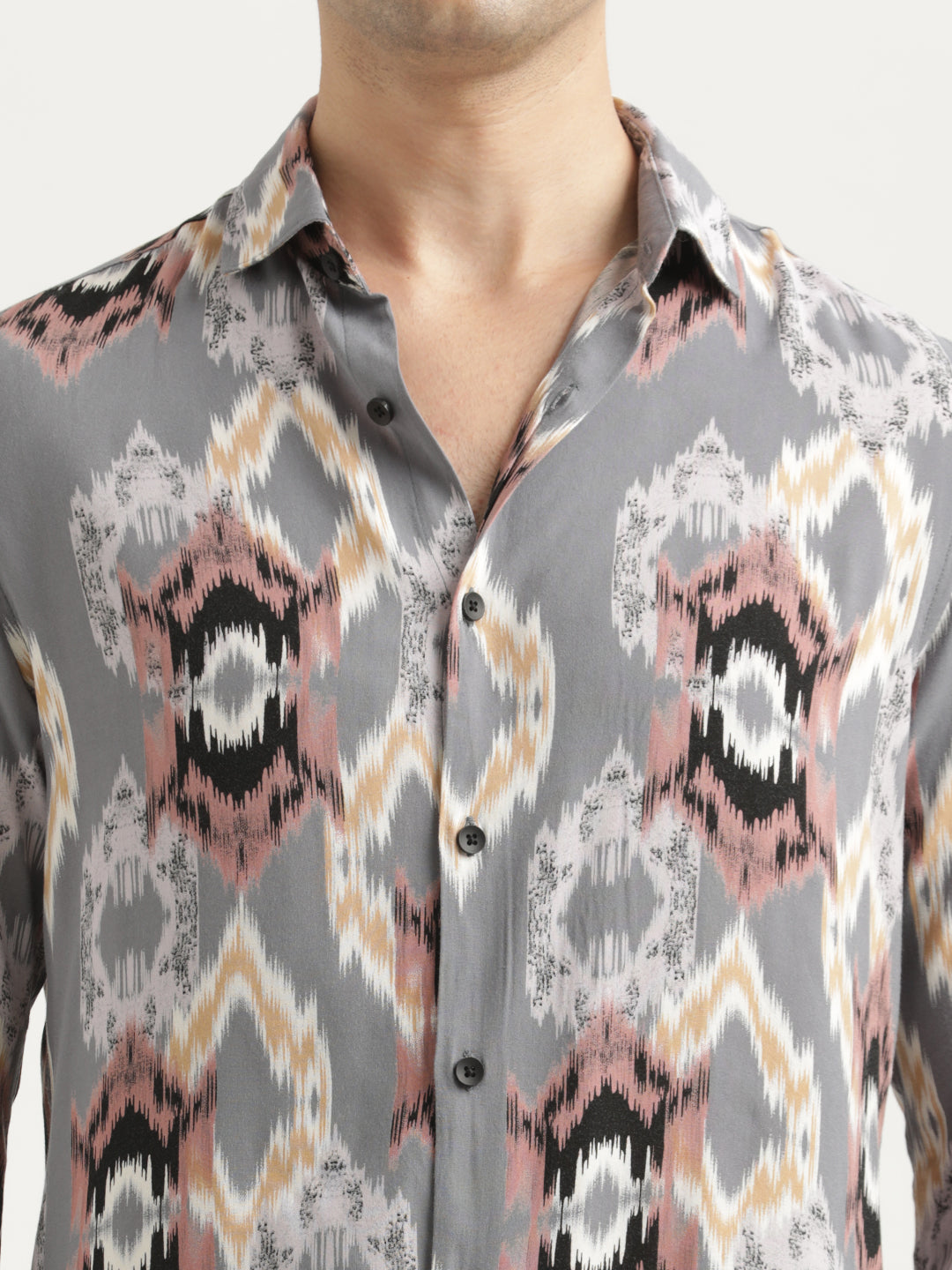 Men Printed Viscose Shirt