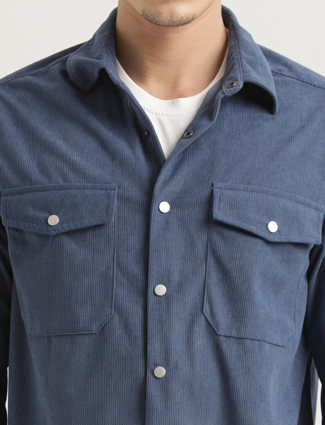 Men Corduroy Overshirt