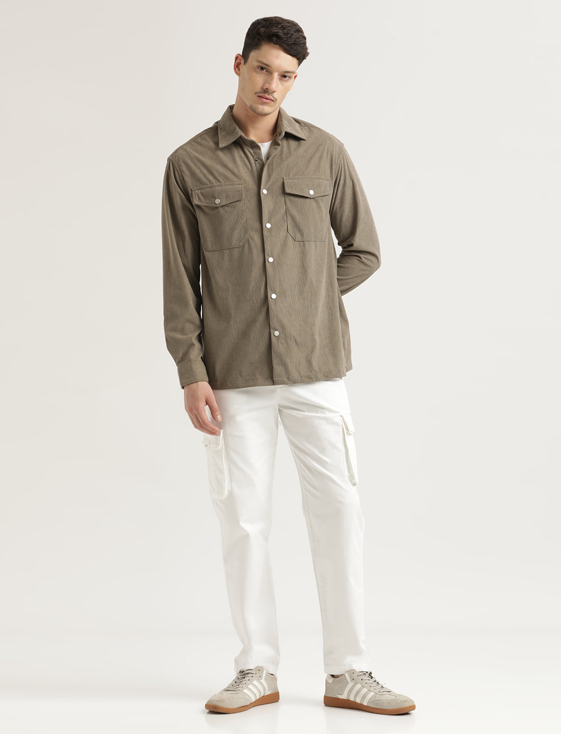 Men Corduroy Overshirt