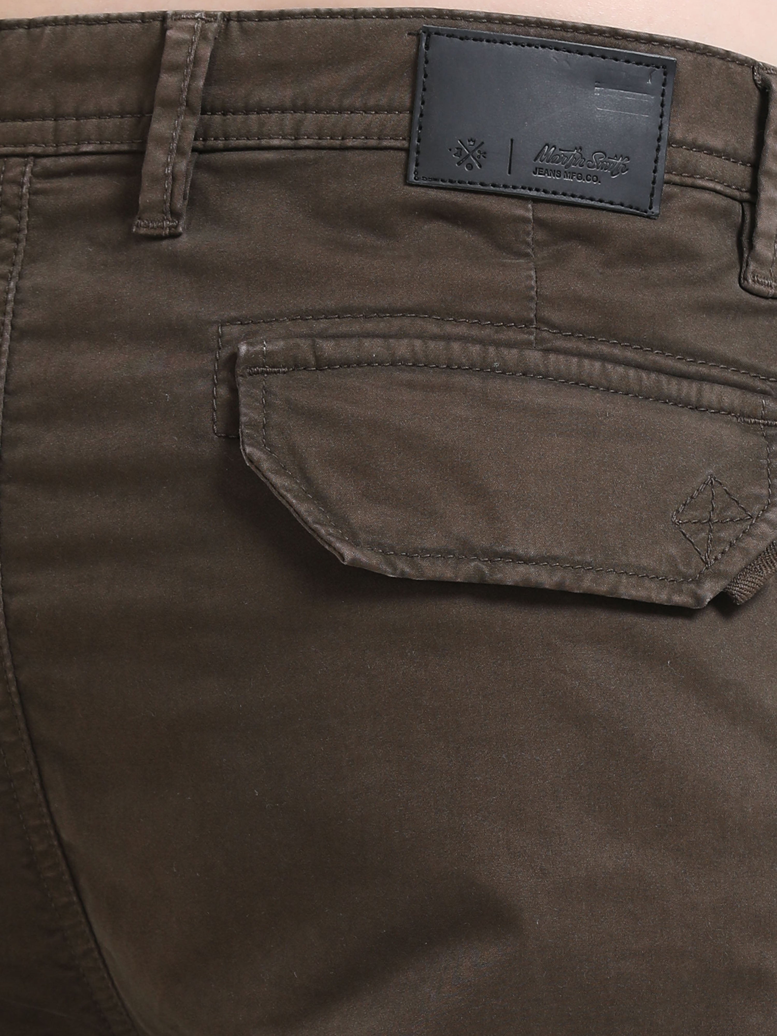 Men Brown Cargo Pants