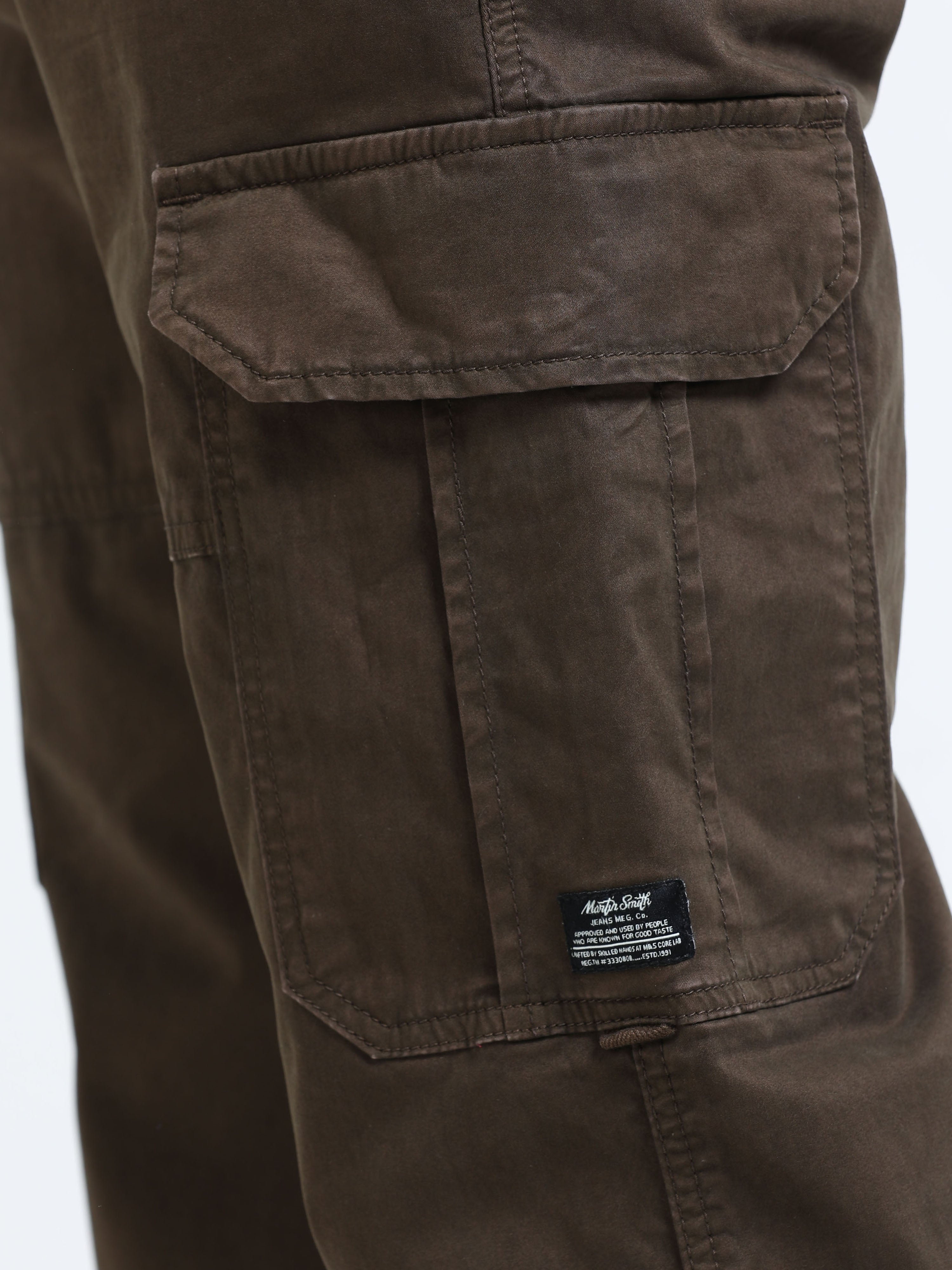Men Brown Cargo Pants