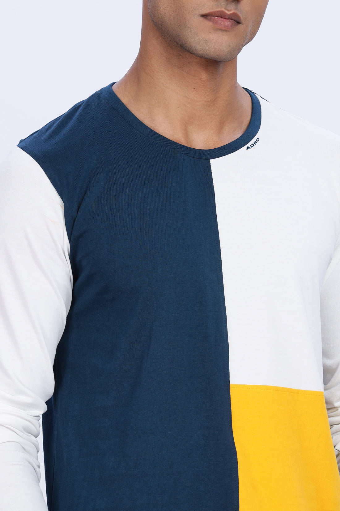Men Multicolor Casual Trendy Full Sleeve Round Neck T-Shirt