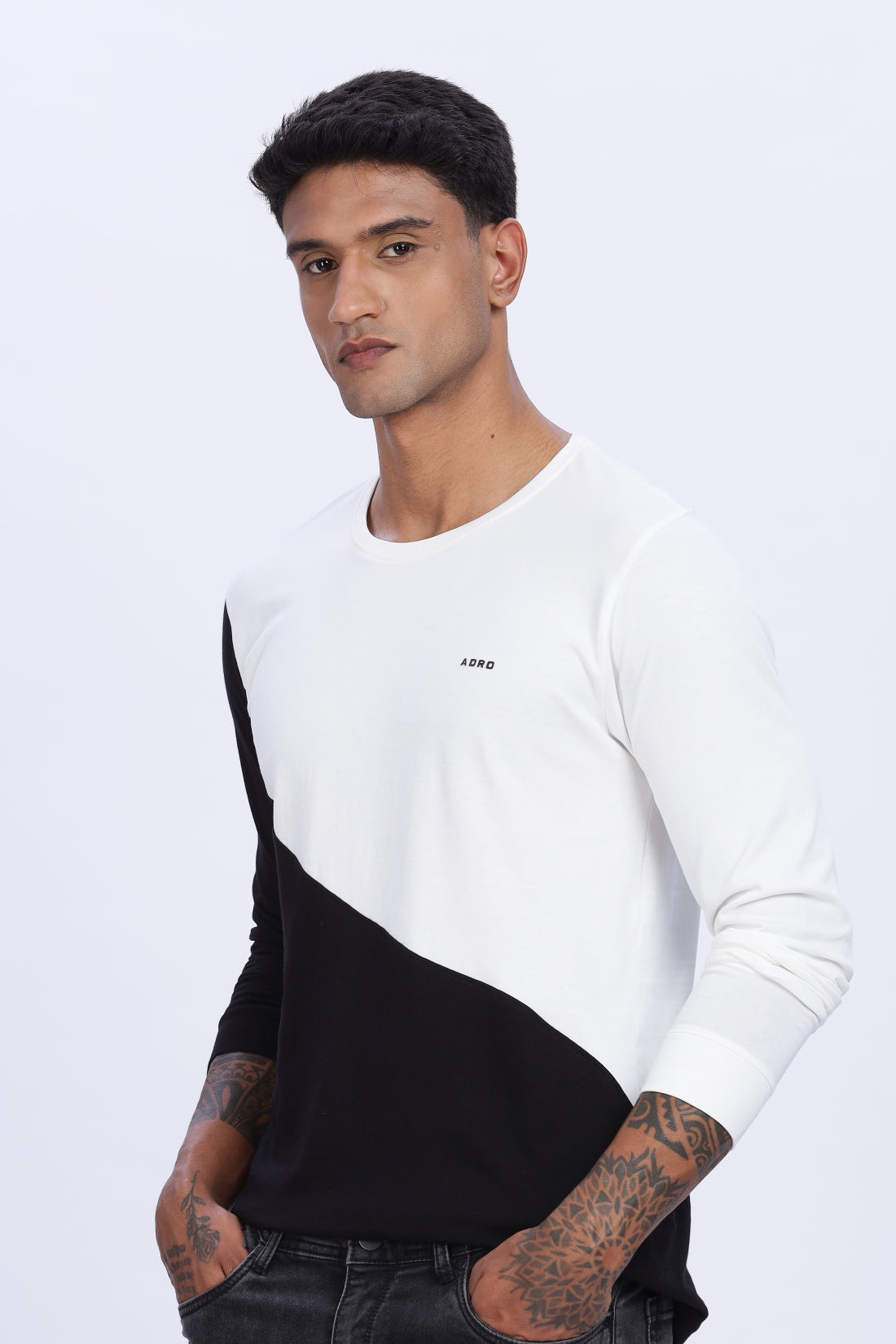 Men Multicolor Casual Relaxed Fit Round Neck T-Shirt