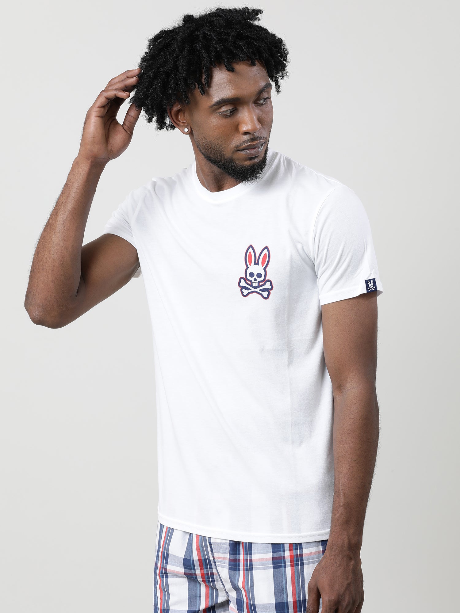 Men White Quick-Dry Relaxed Fit Cotton T-Shirt