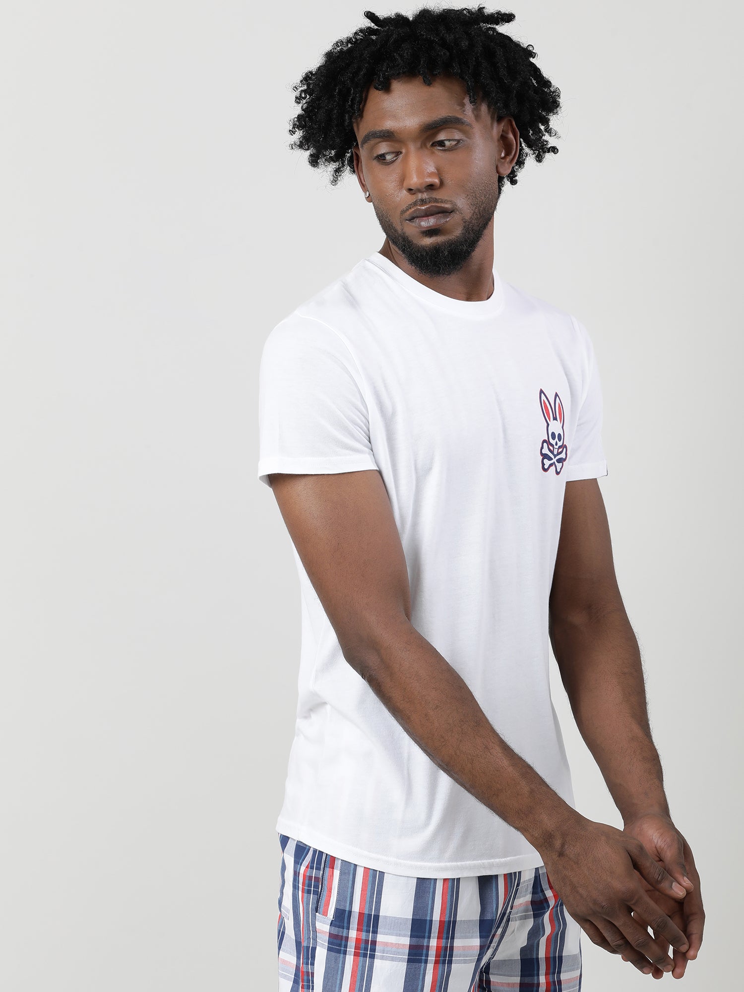 Men White Quick-Dry Relaxed Fit Cotton T-Shirt