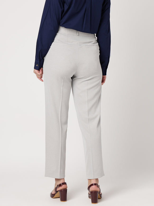 Women Classic White Trousers