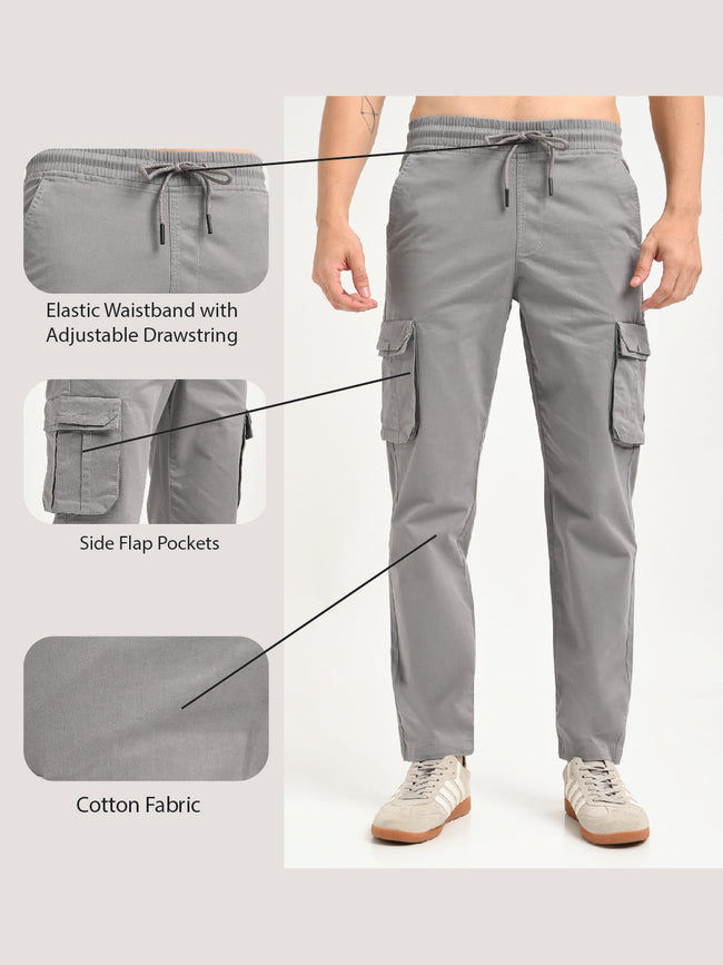 Men Cotton Cargo Trousers