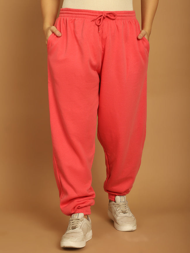Women Pink Jogger Pants