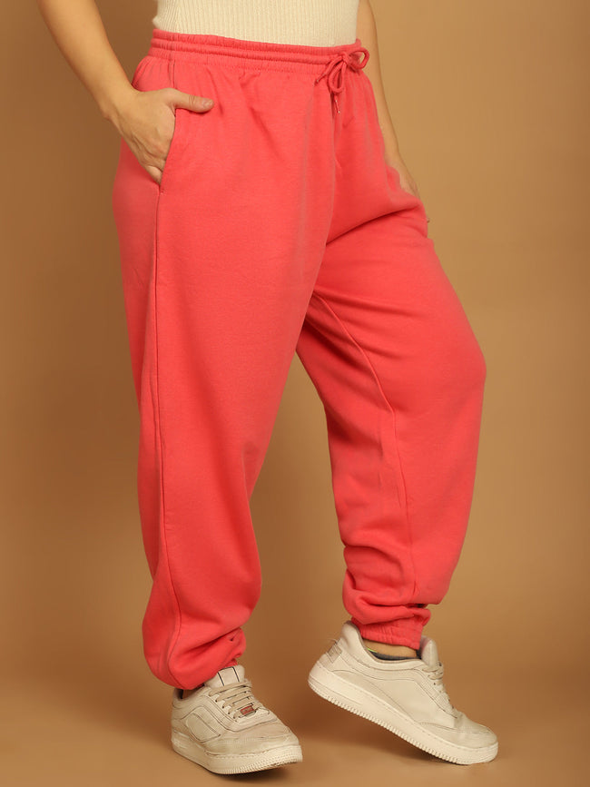 Women Pink Jogger Pants