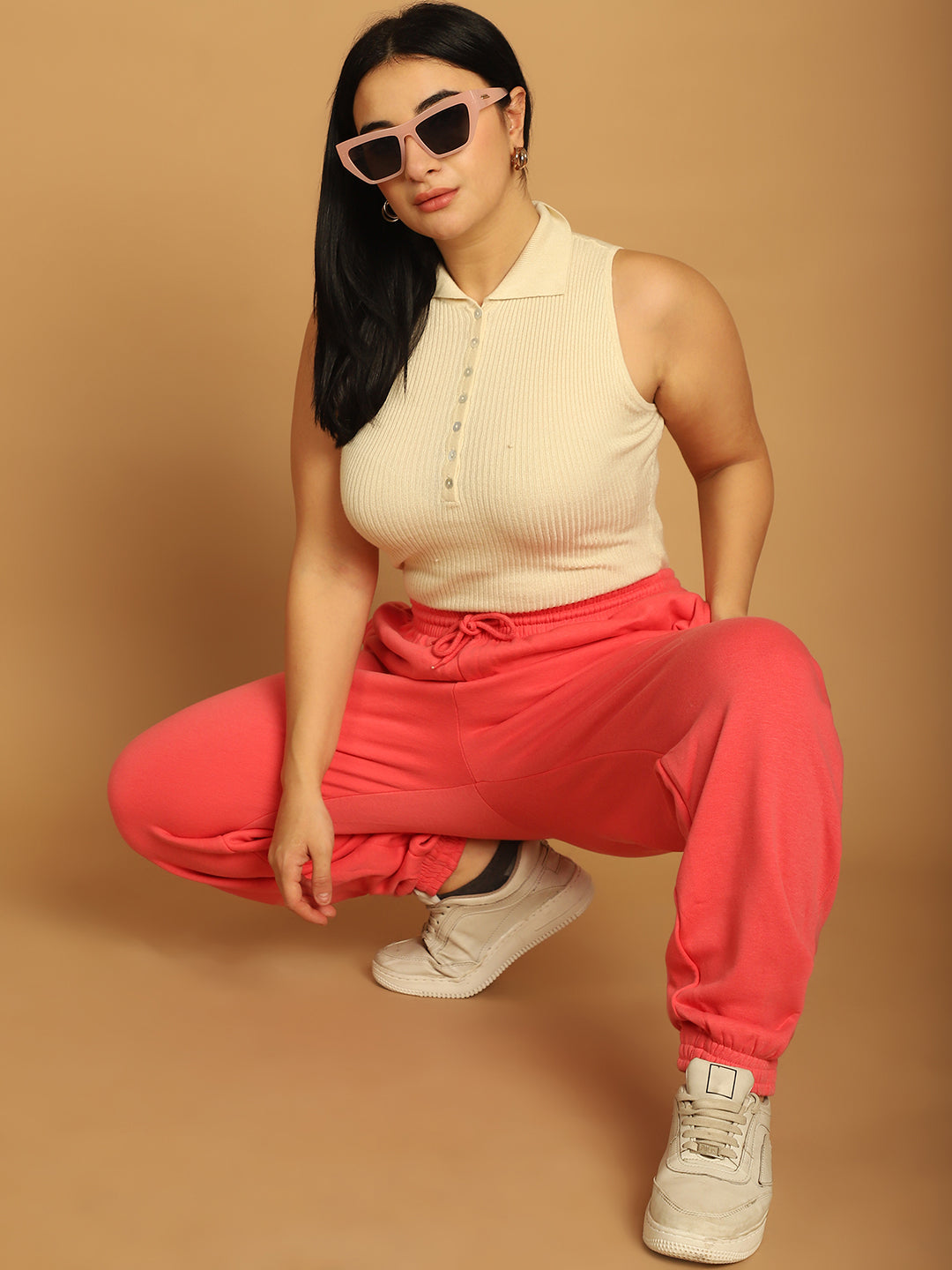 Women Pink Jogger Pants