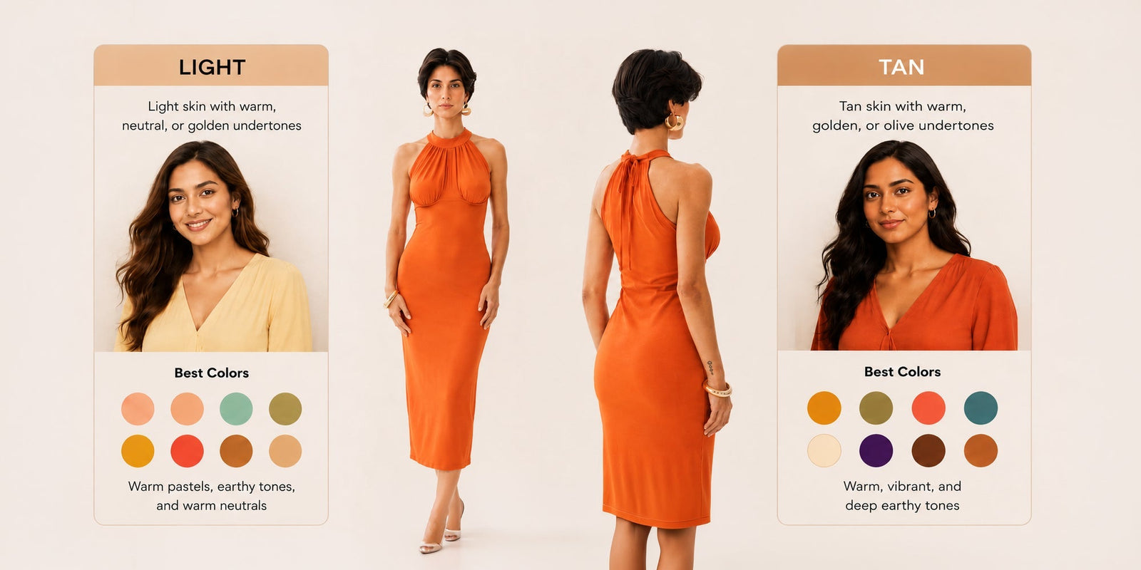 how to choose clothes according to skin tone