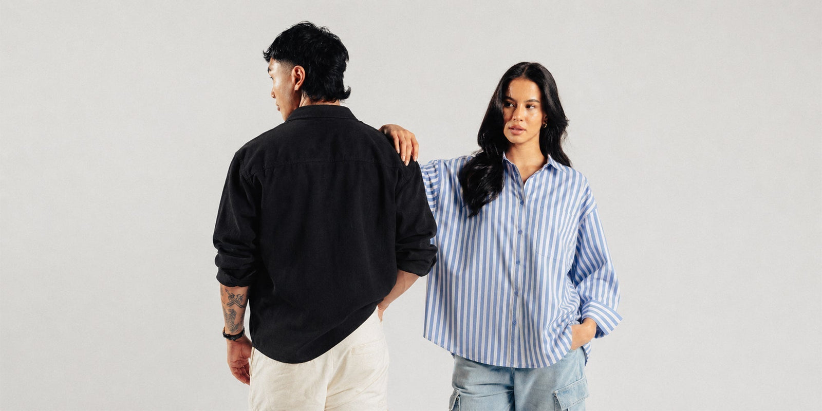how to style oversized shirt