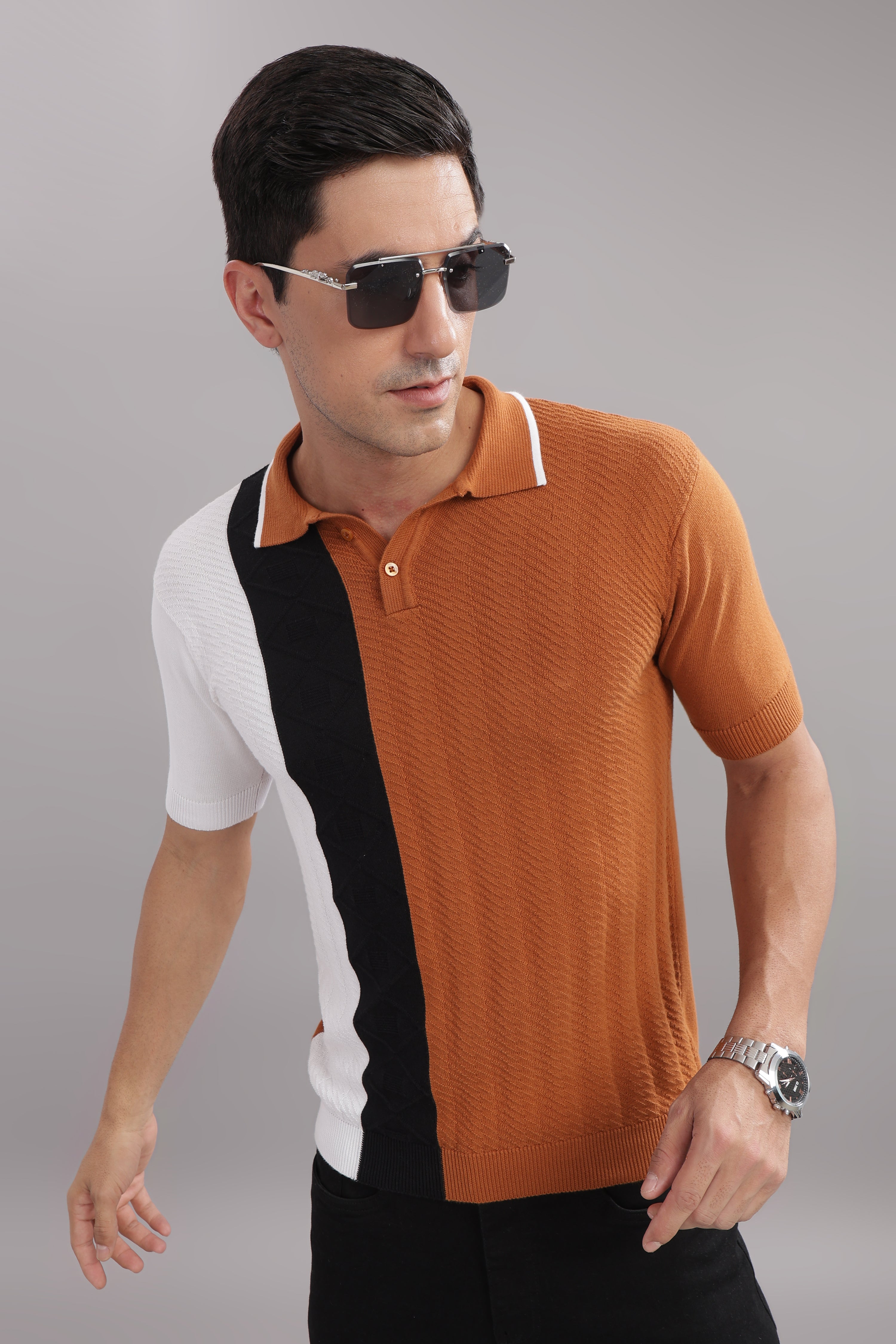 Men Multi Cotton Regular T-Shirt