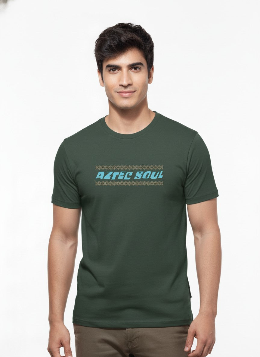 Men Cotton Tribal T-Shirt