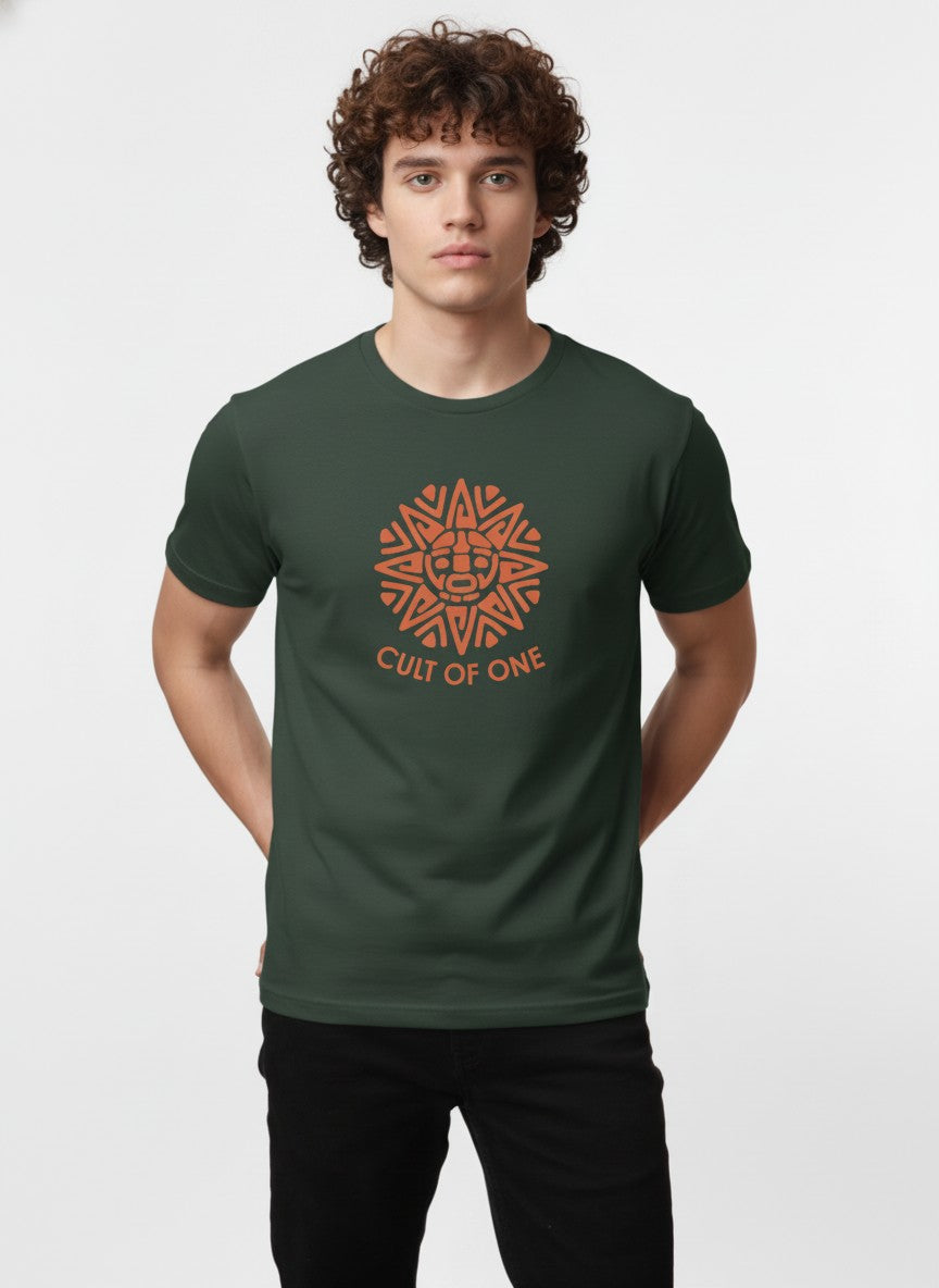 Men Cotton Tribal T-Shirt