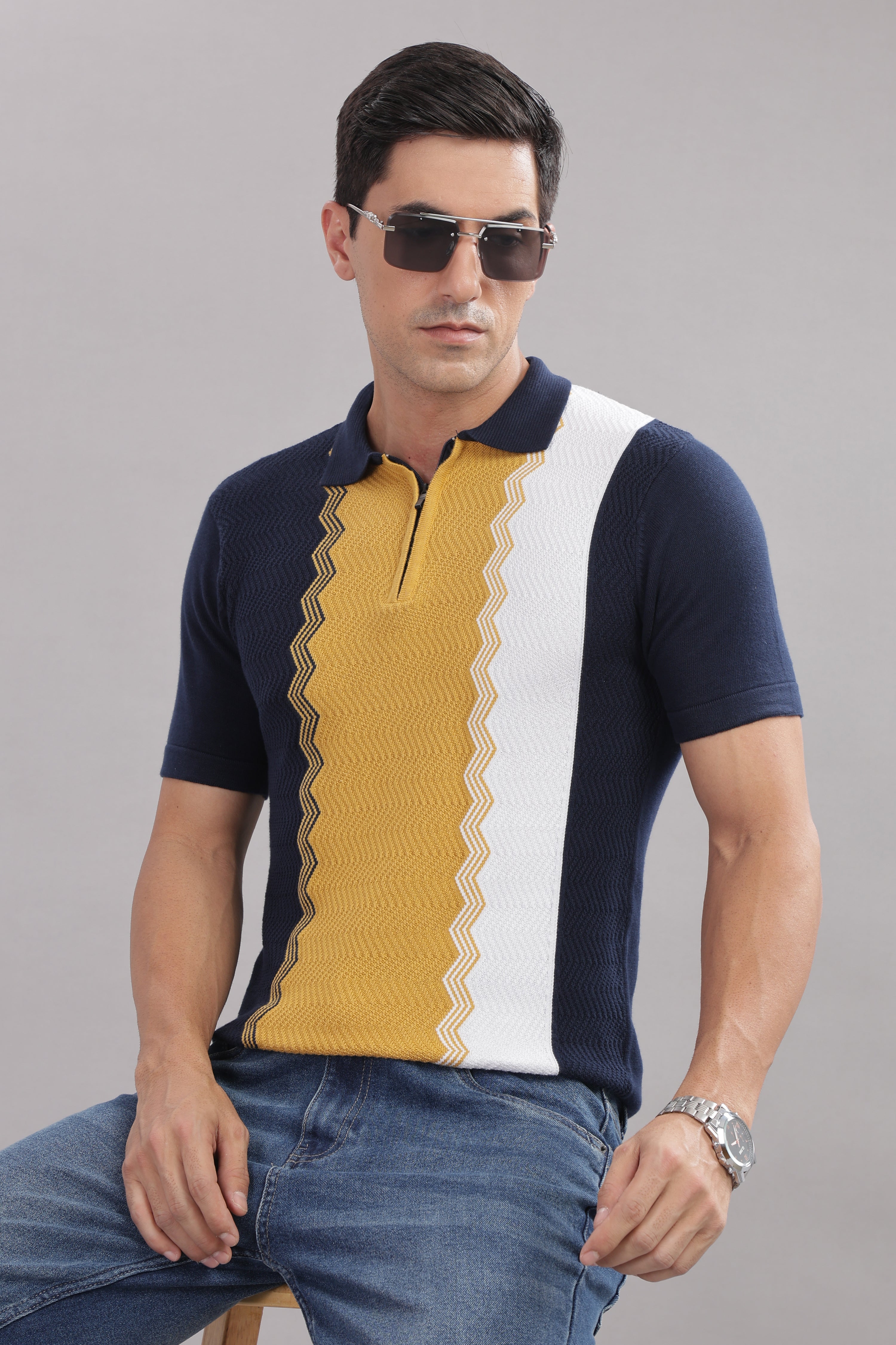 Men Multi Printed Cotton Regular T-Shirt