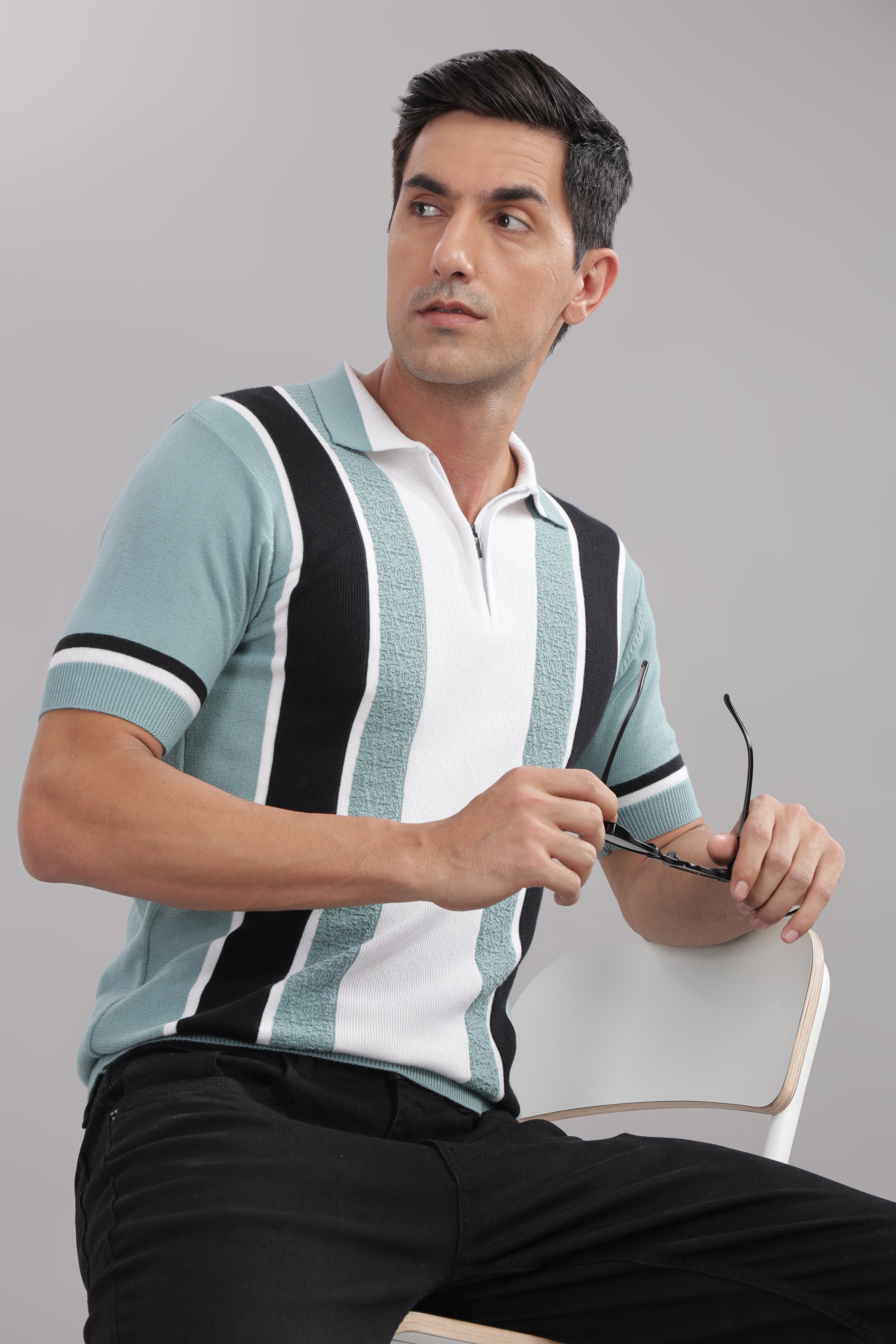 Men Multi Cotton Regular T-Shirt