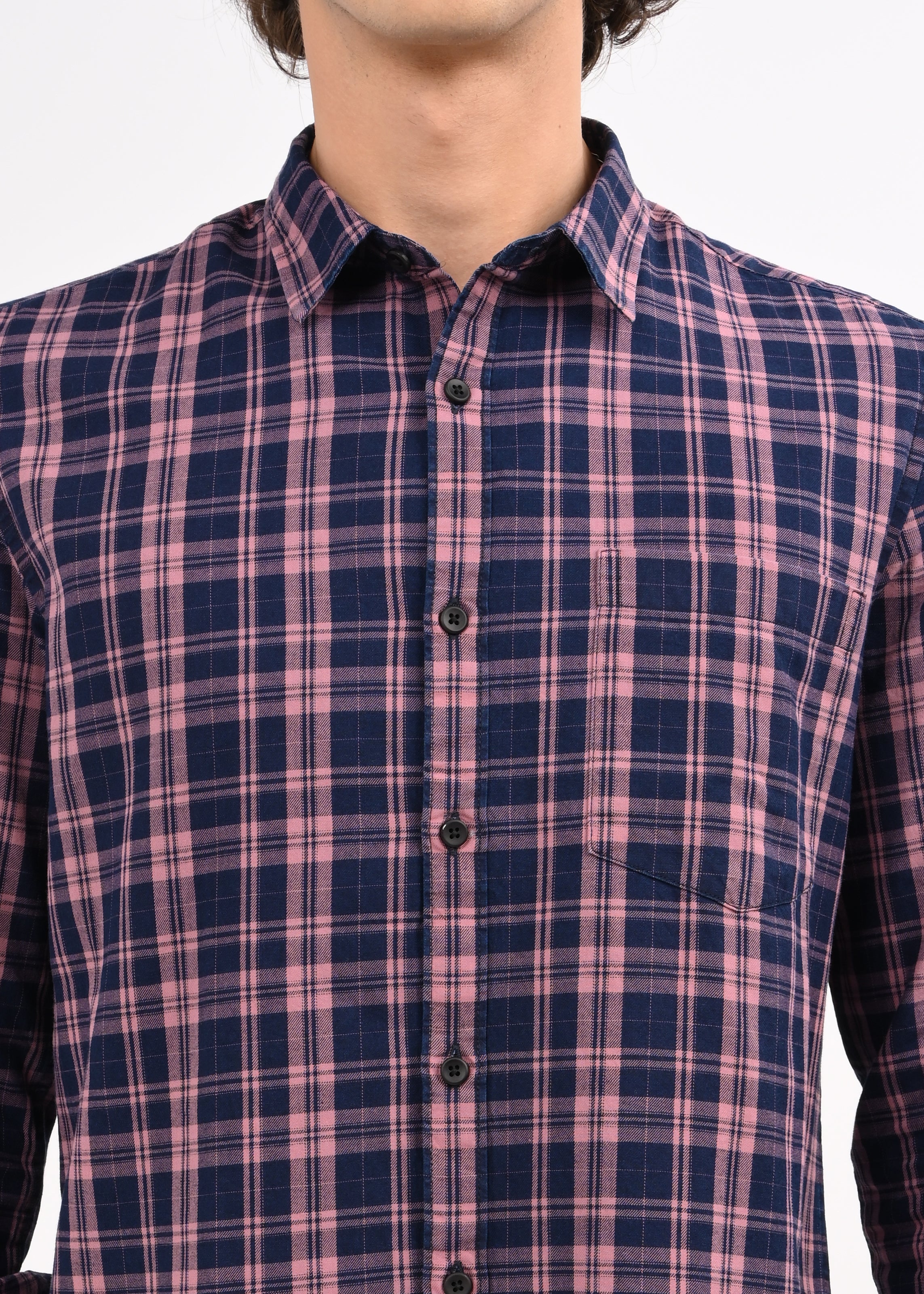 Men Pink Shirt