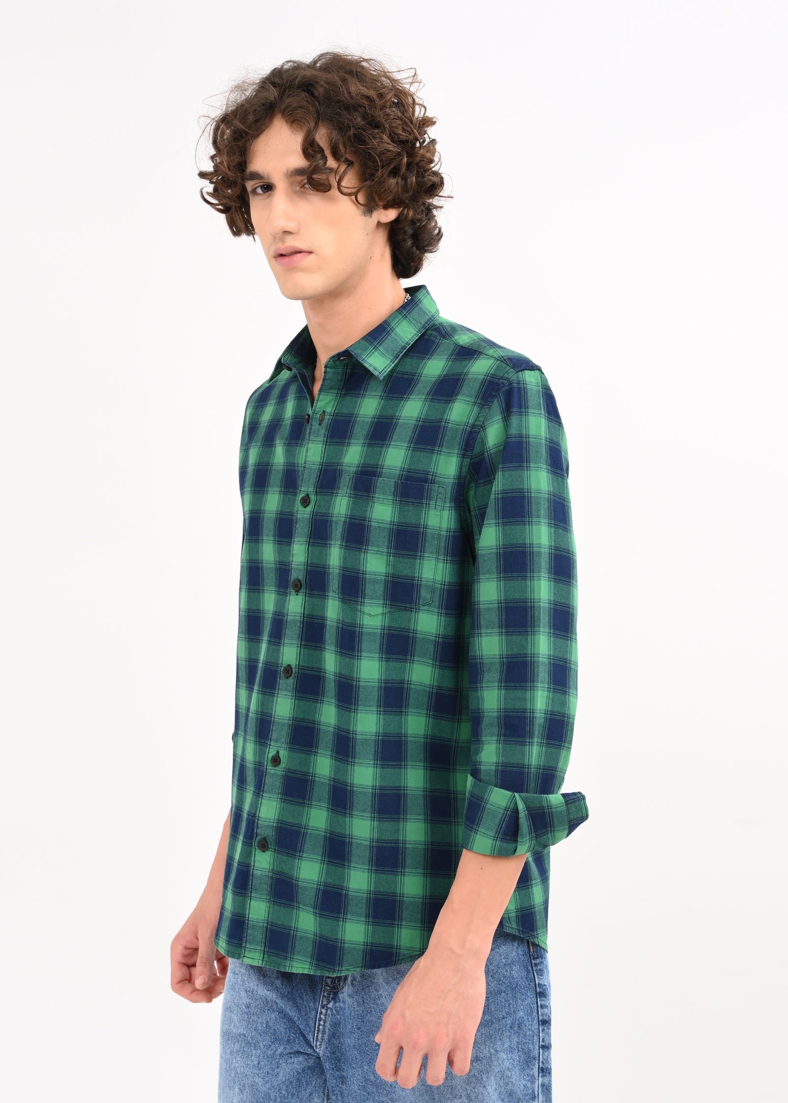 Men Green Shirt