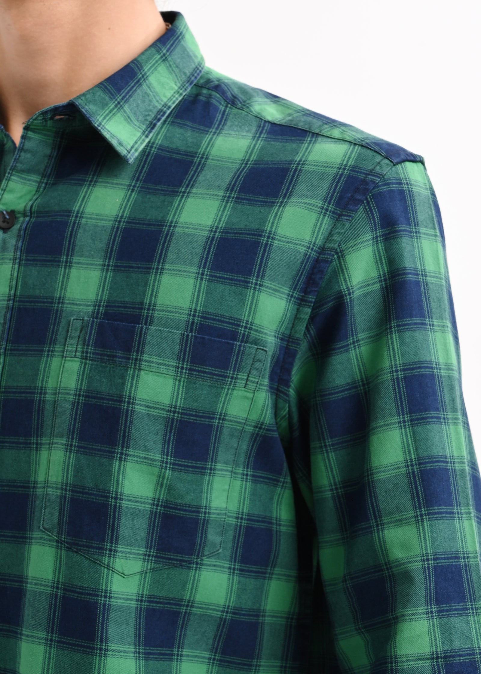 Men Green Shirt