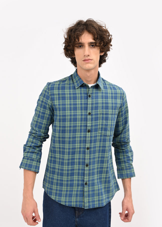 Men Green Shirt