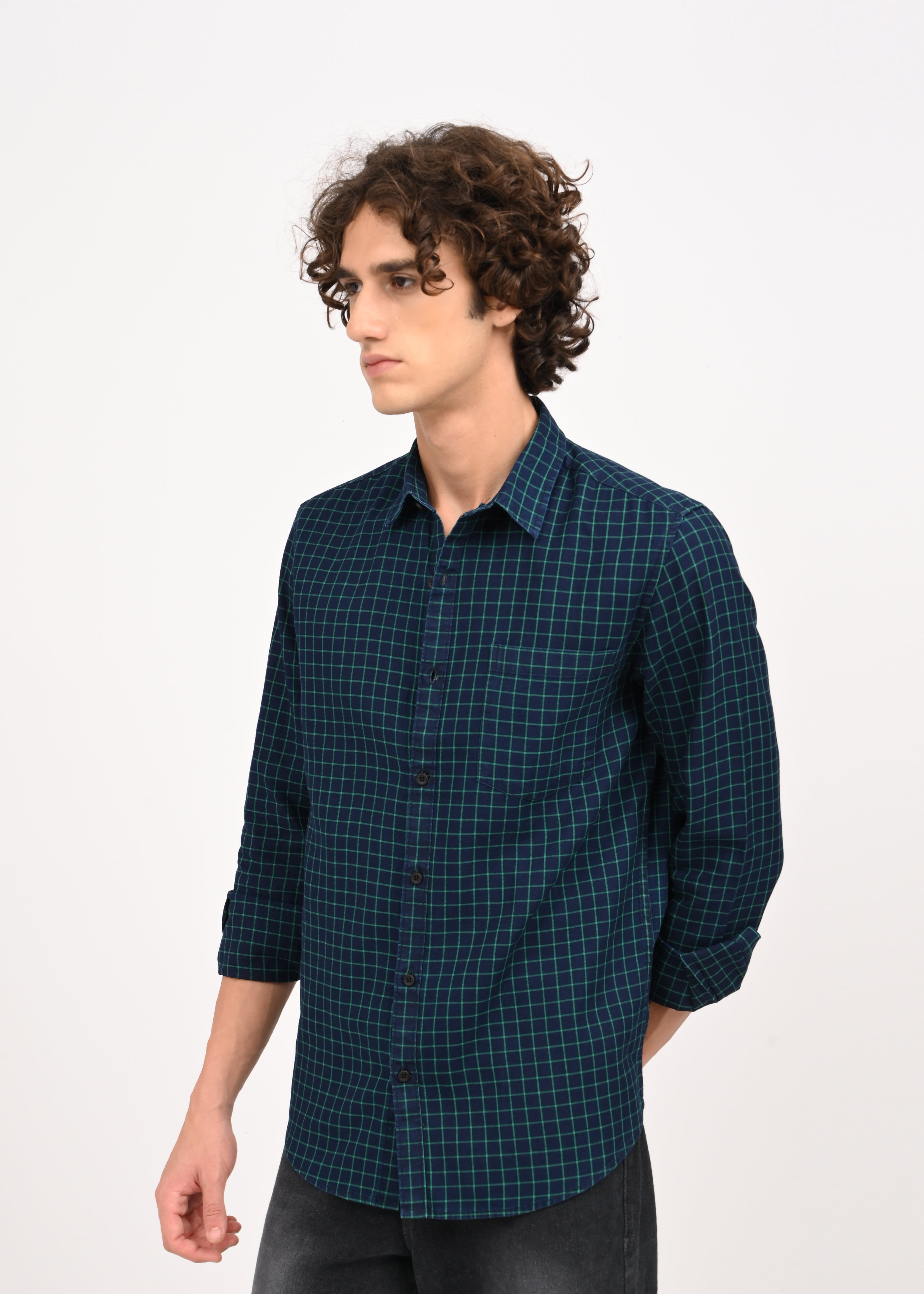 Men Green Shirt