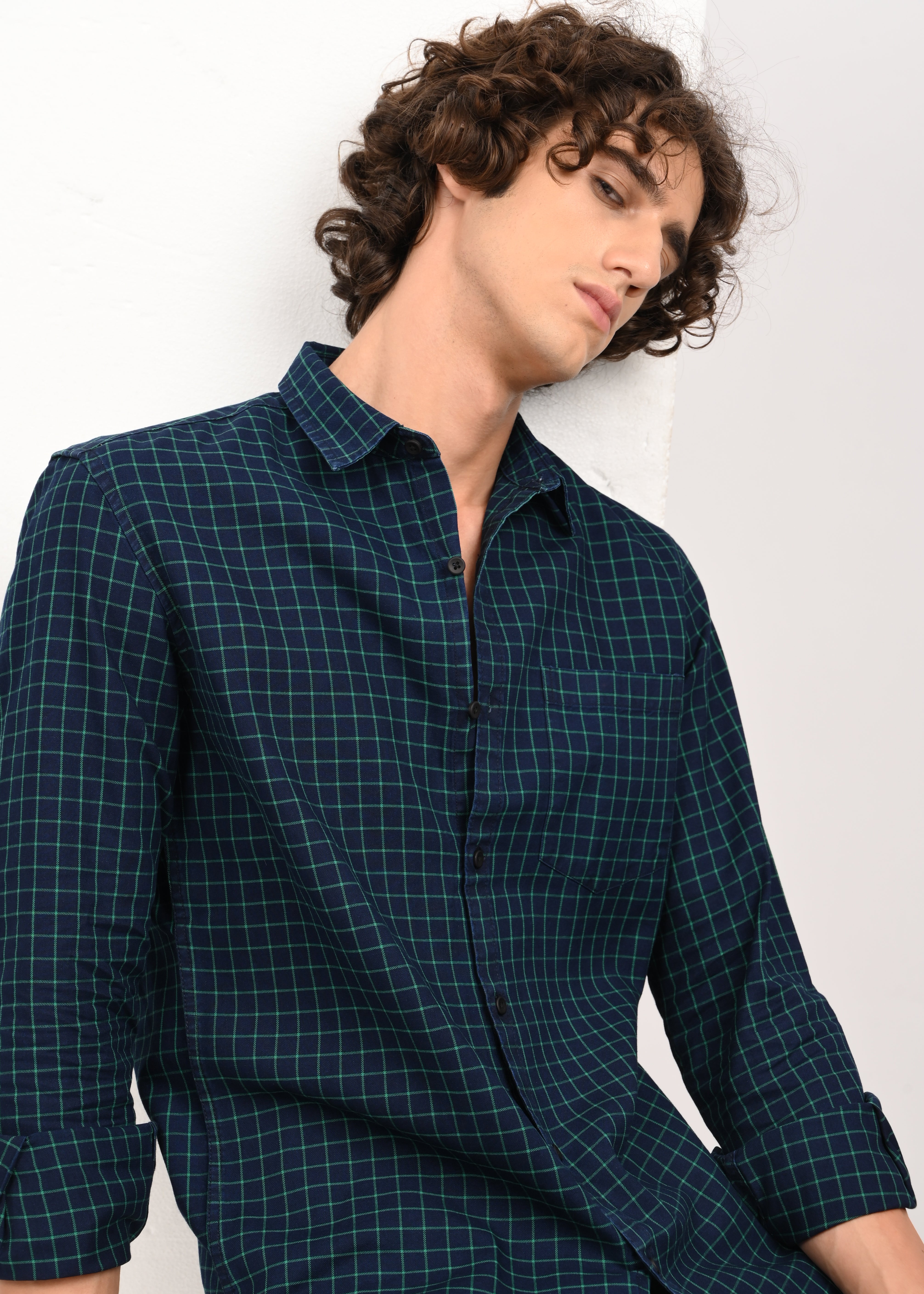 Men Green Shirt