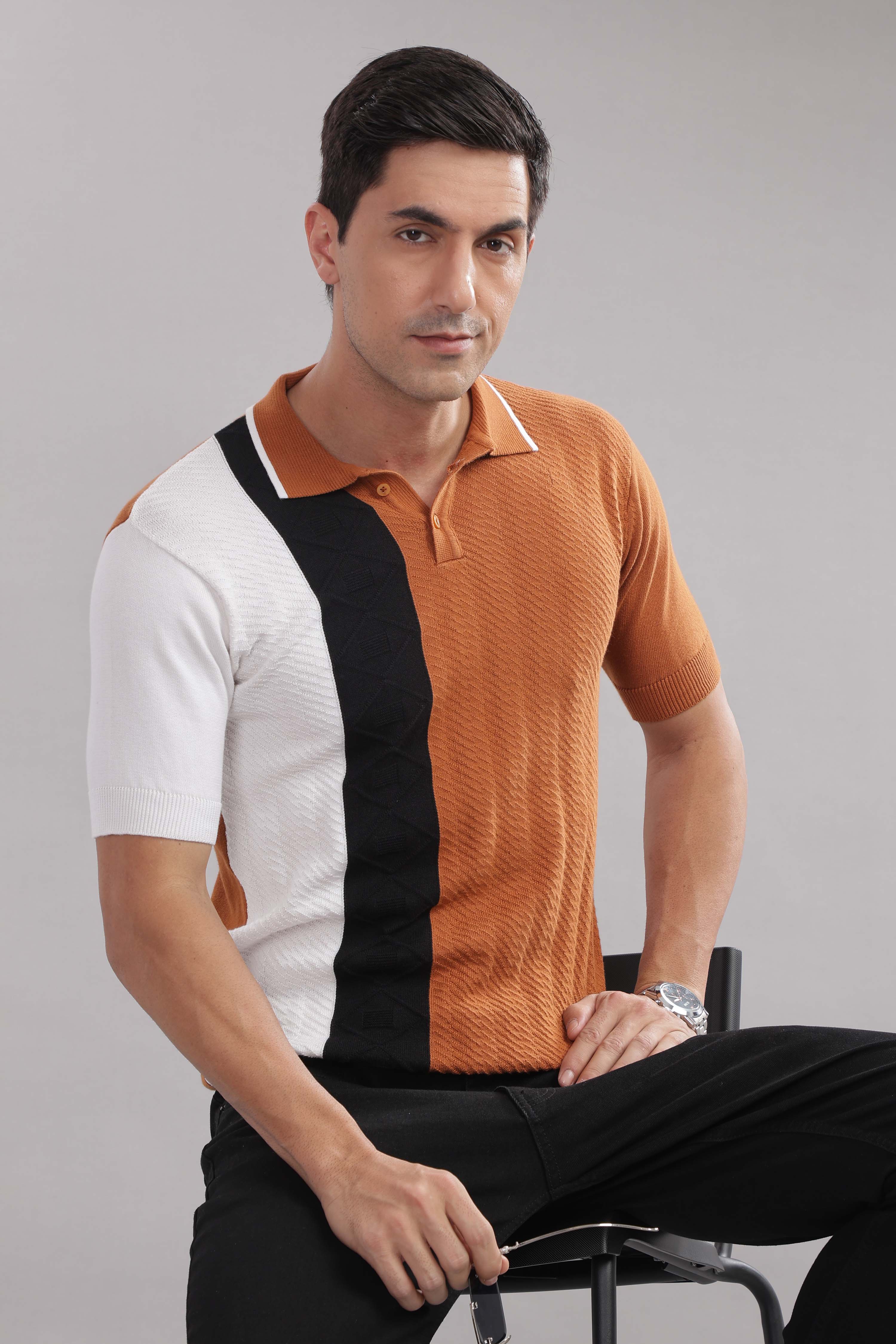 Men Multi Cotton Regular T-Shirt