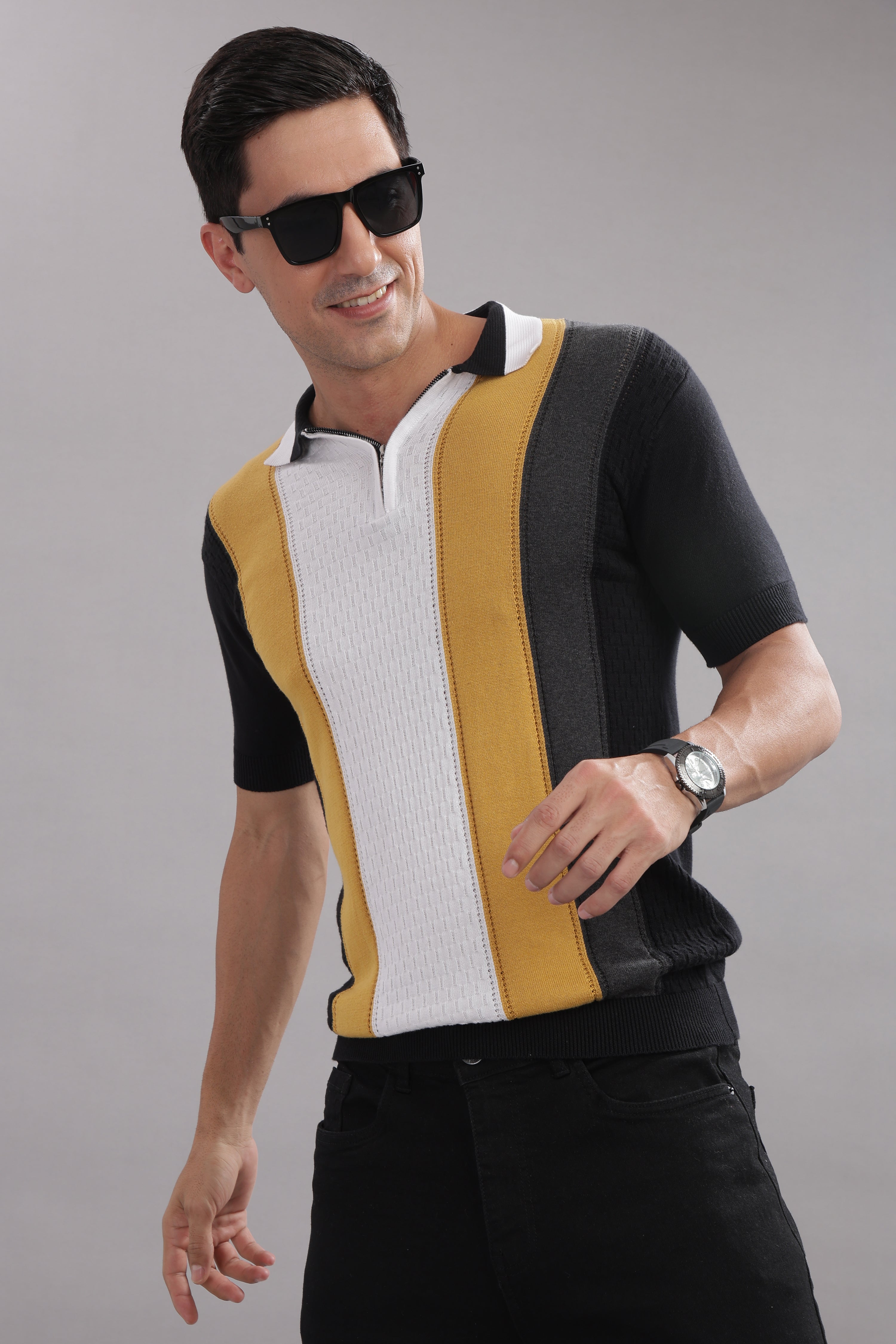 Men Multi Printed Cotton Regular T-Shirt