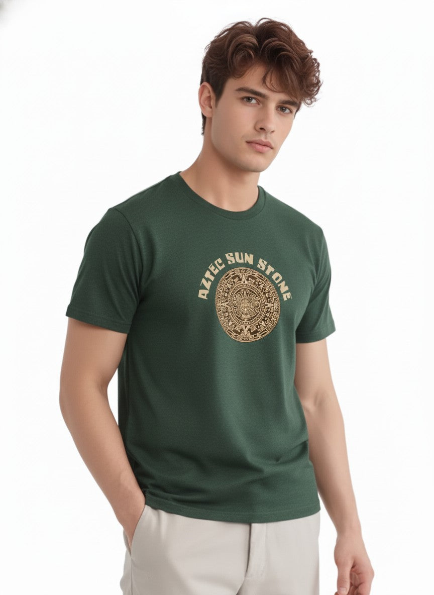 Men Cotton Tribal T-Shirt