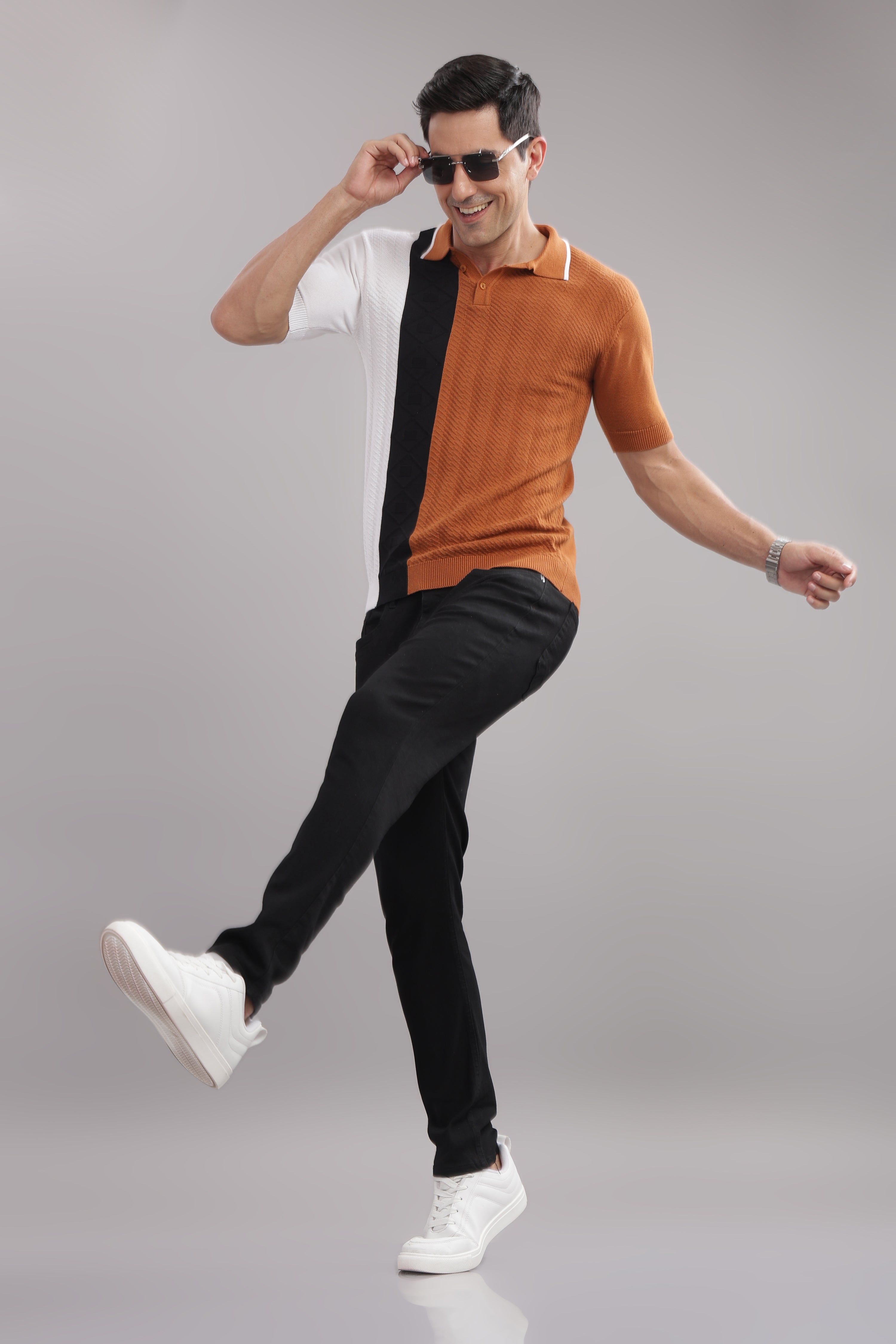 Men Multi Cotton Regular T-Shirt