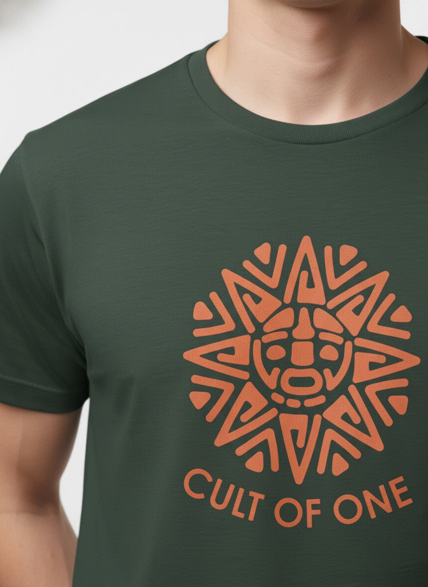 Men Cotton Tribal T-Shirt