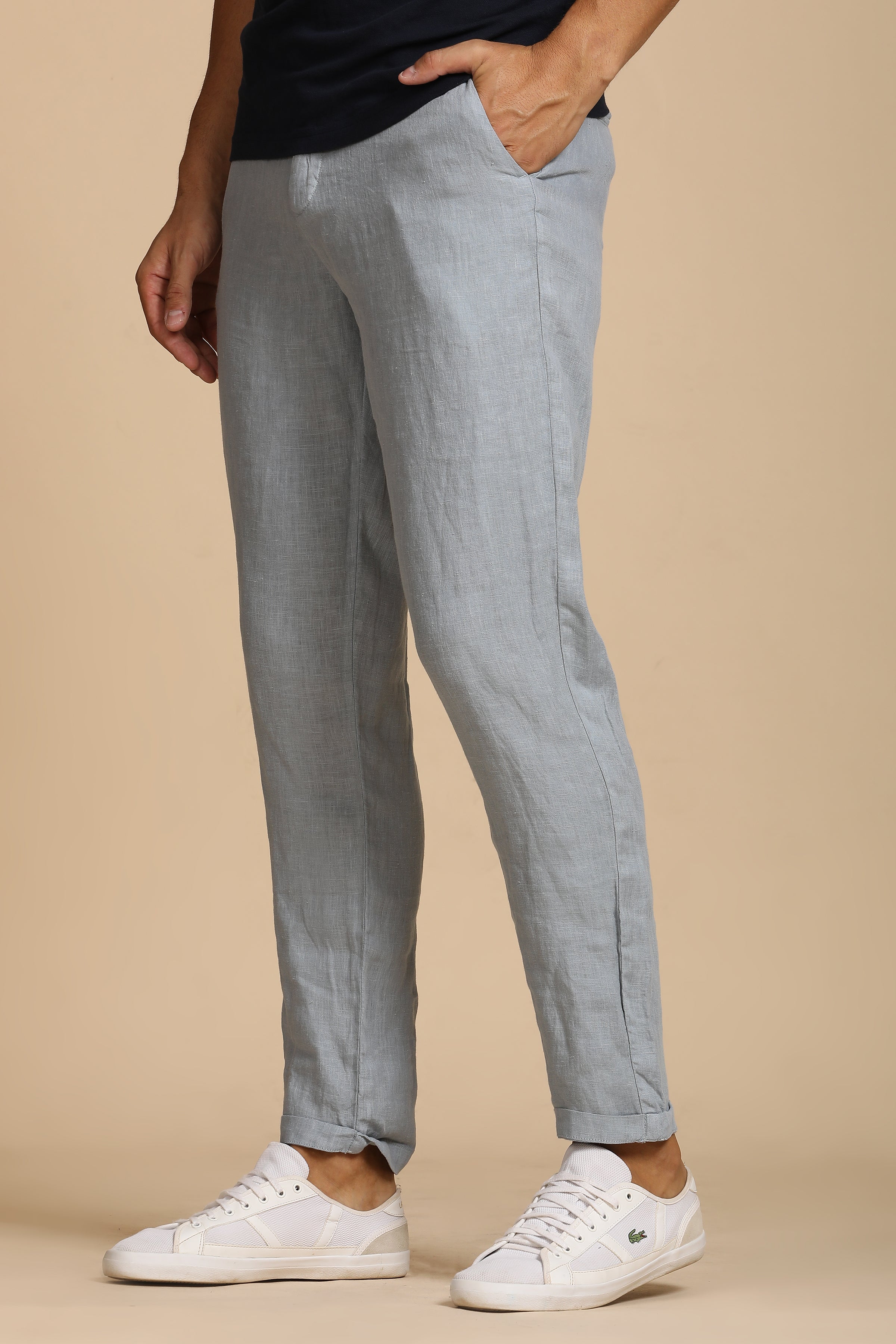 Men Linen Trouser
