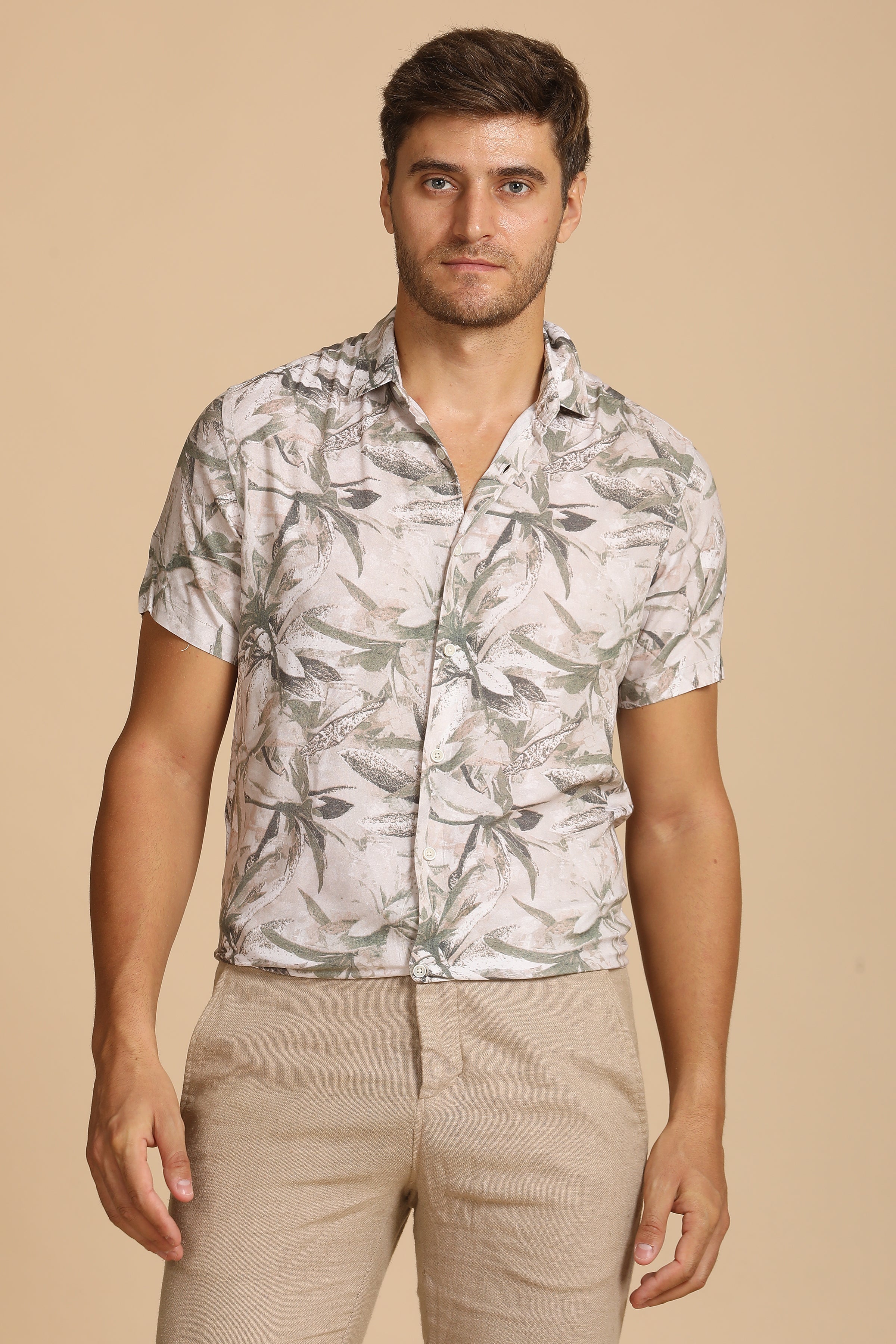 Men Floral Printed Shirt