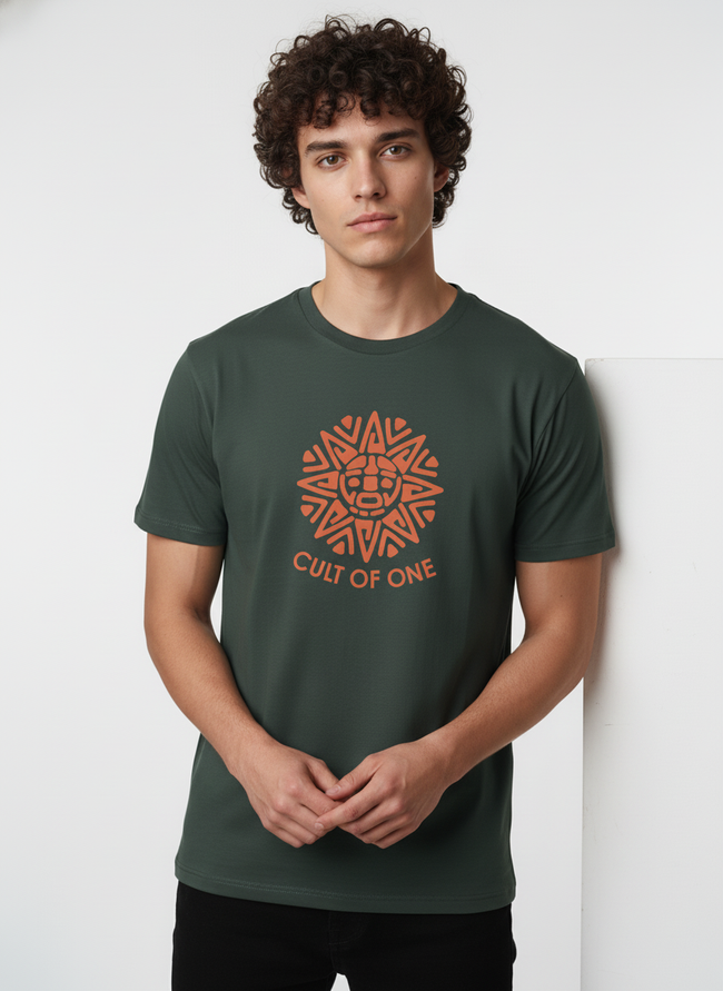 Men Cotton Tribal T-Shirt