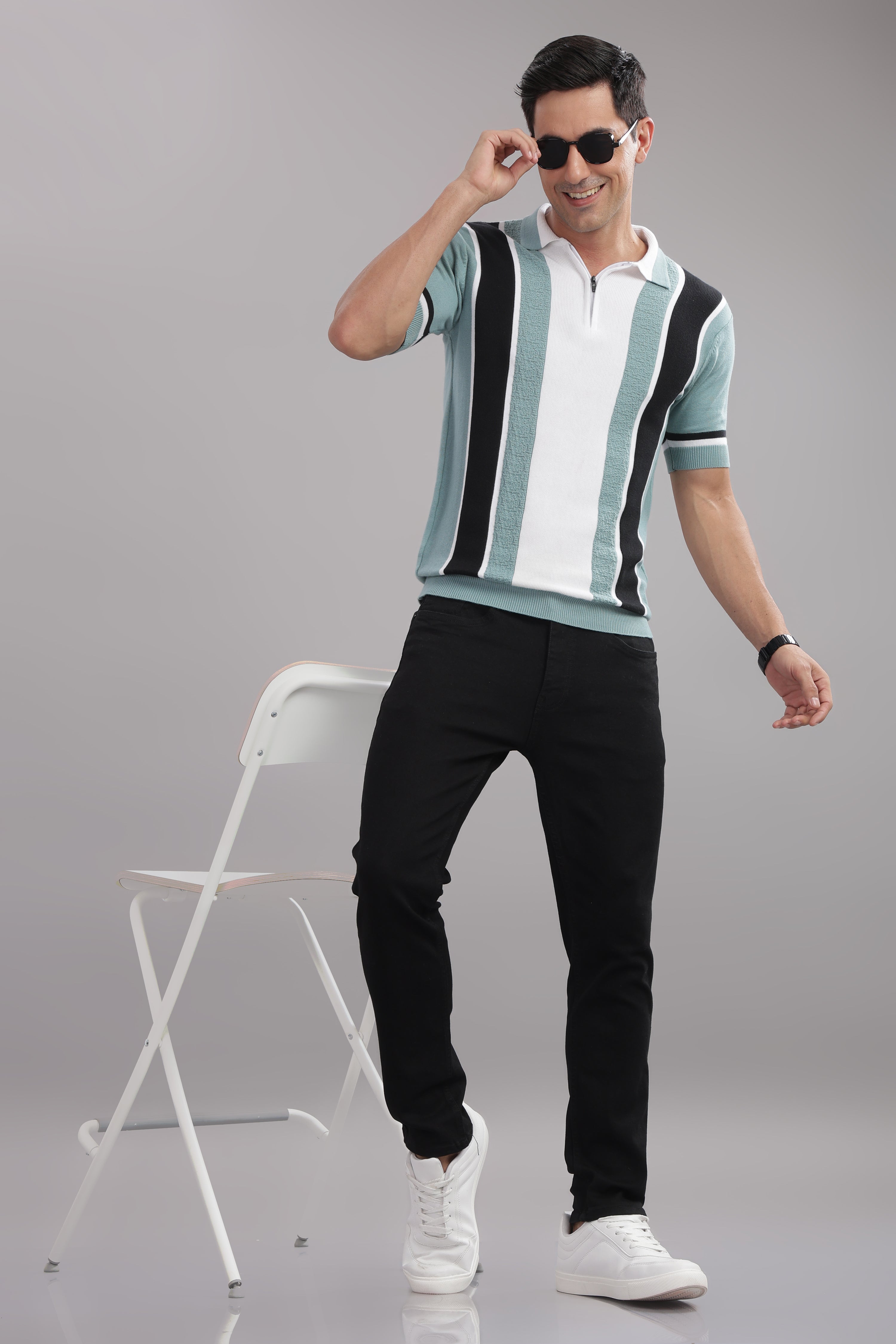 Men Multi Cotton Regular T-Shirt